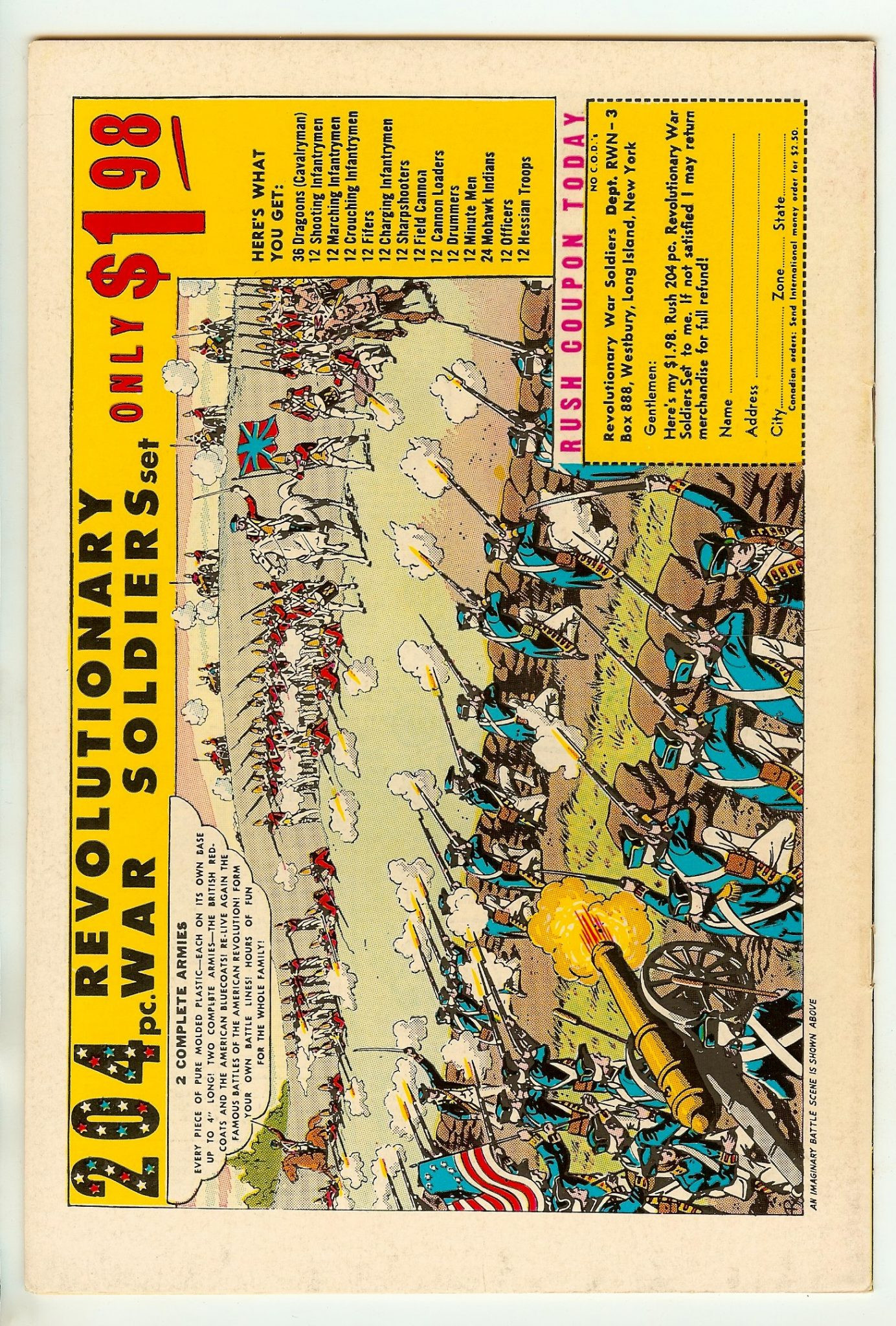 ACTION COMICS Back Cover