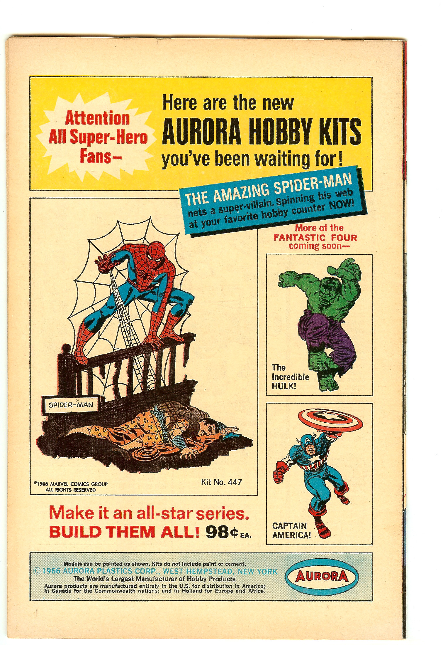 AVENGERS Back Cover
