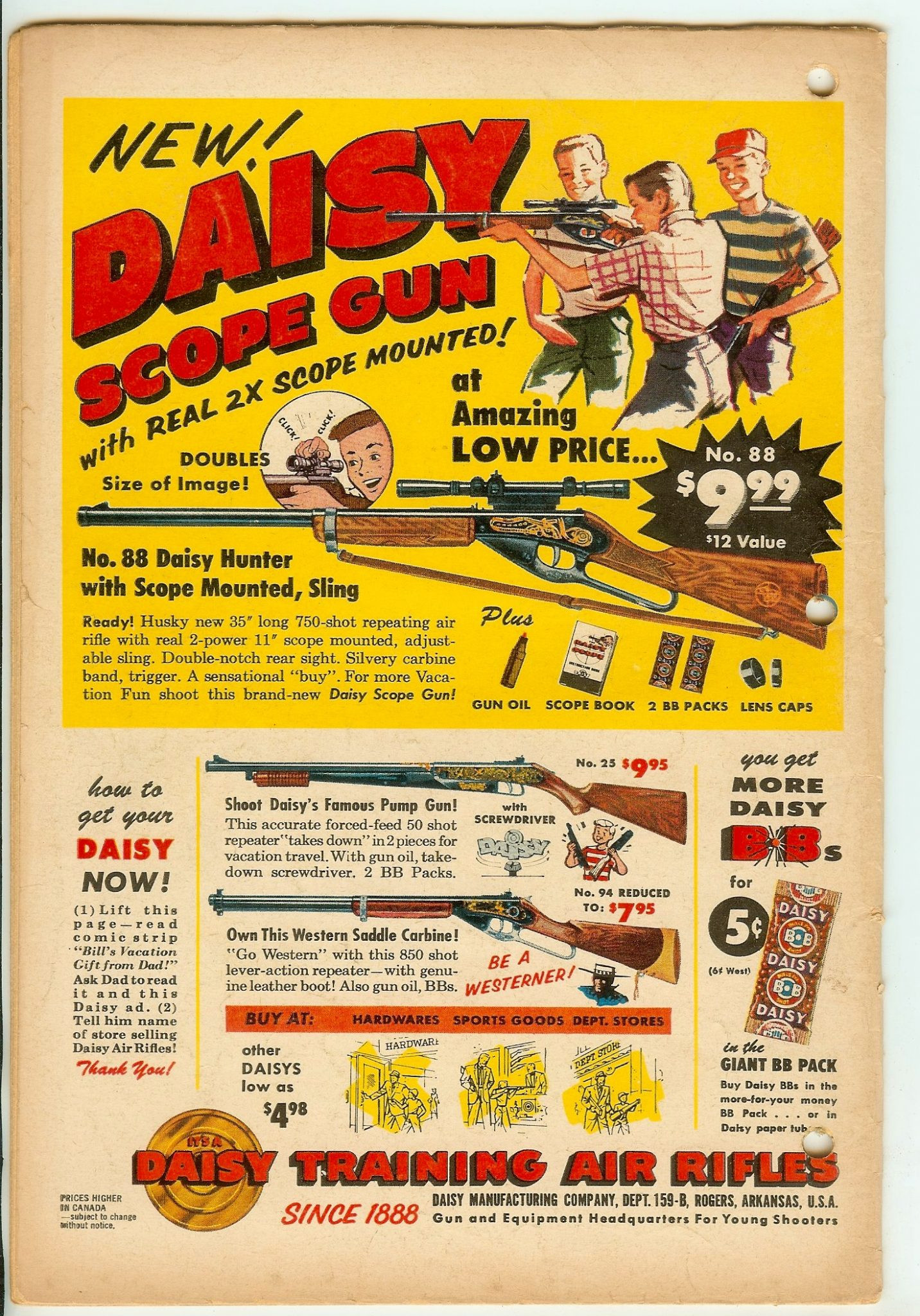 ACTION COMICS Back Cover