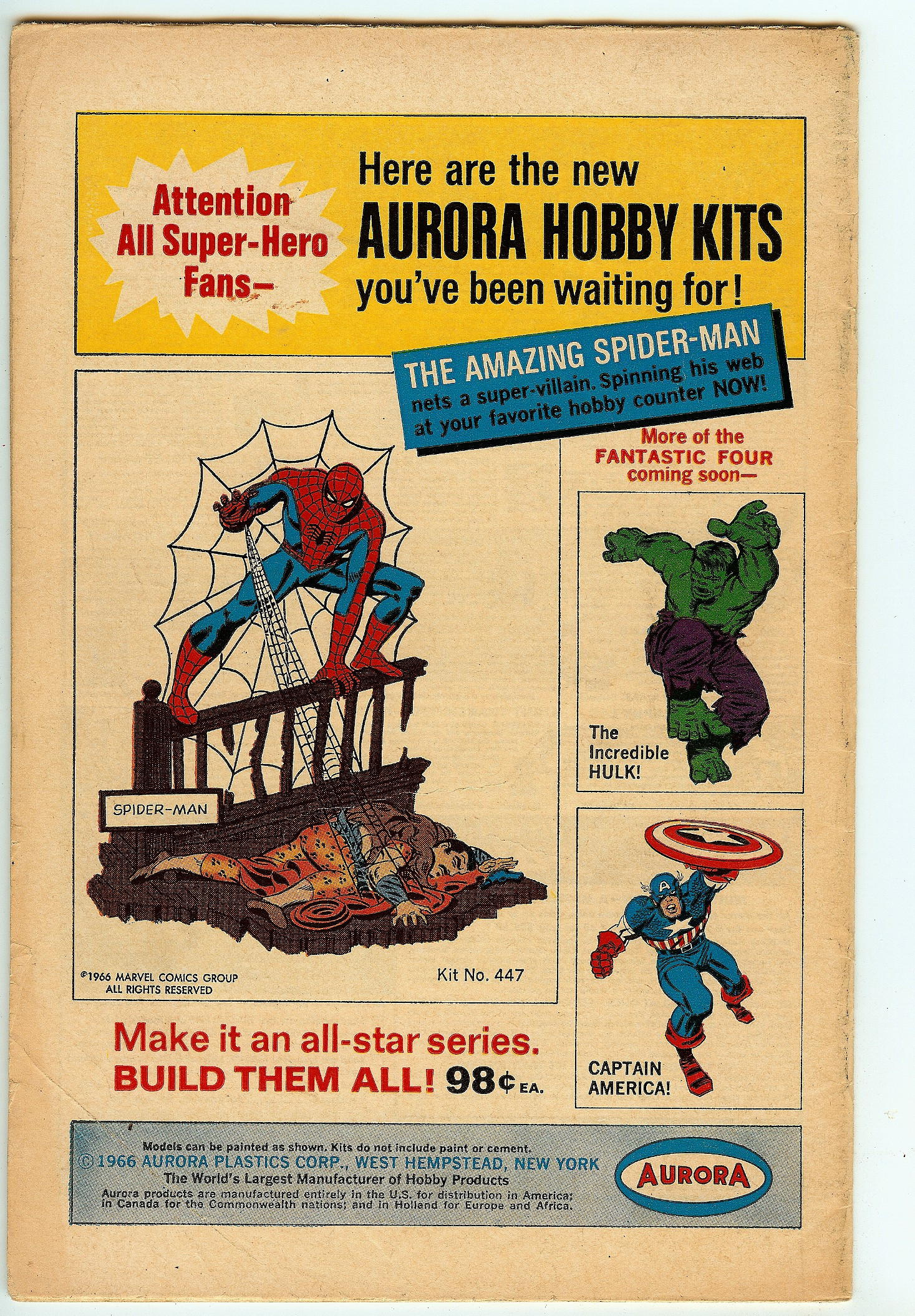 AVENGERS Back Cover