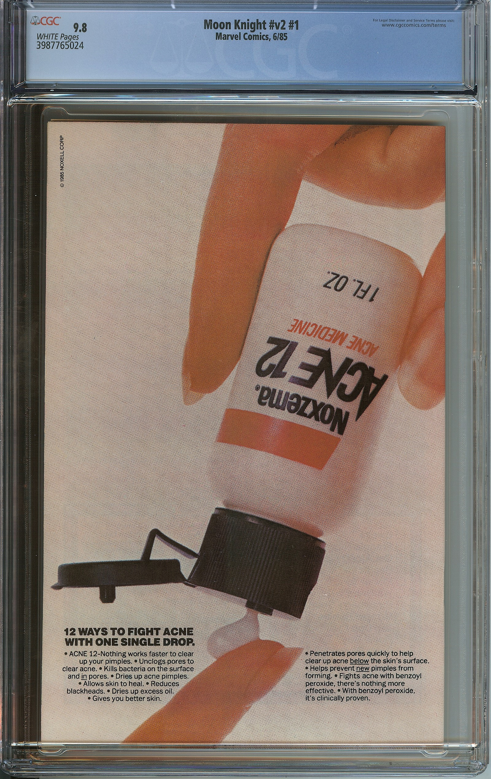 MOON KNIGHT Back Cover