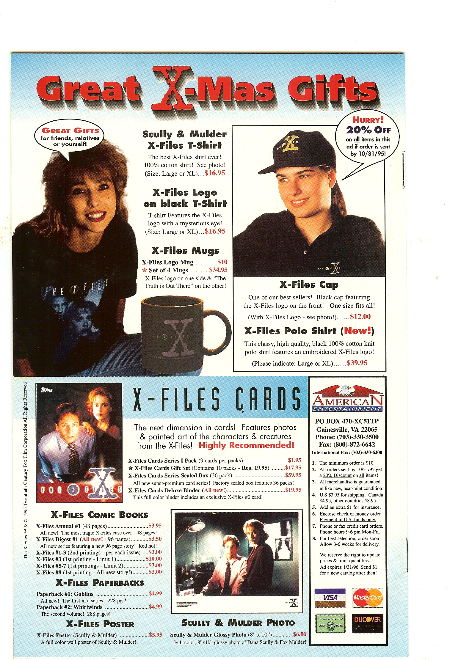 X-FILES Back Cover