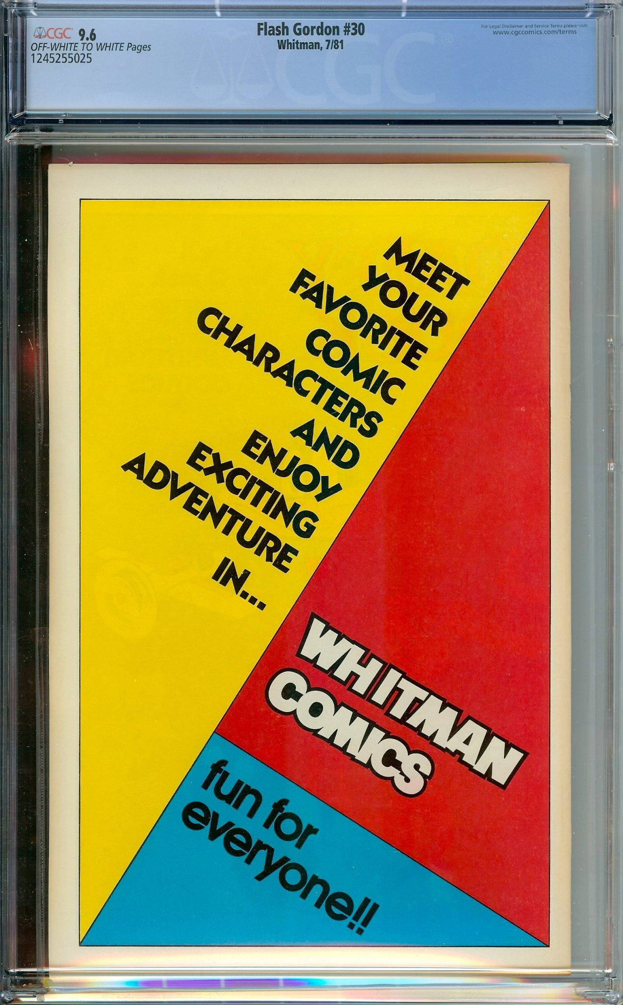 FLASH GORDON Back Cover