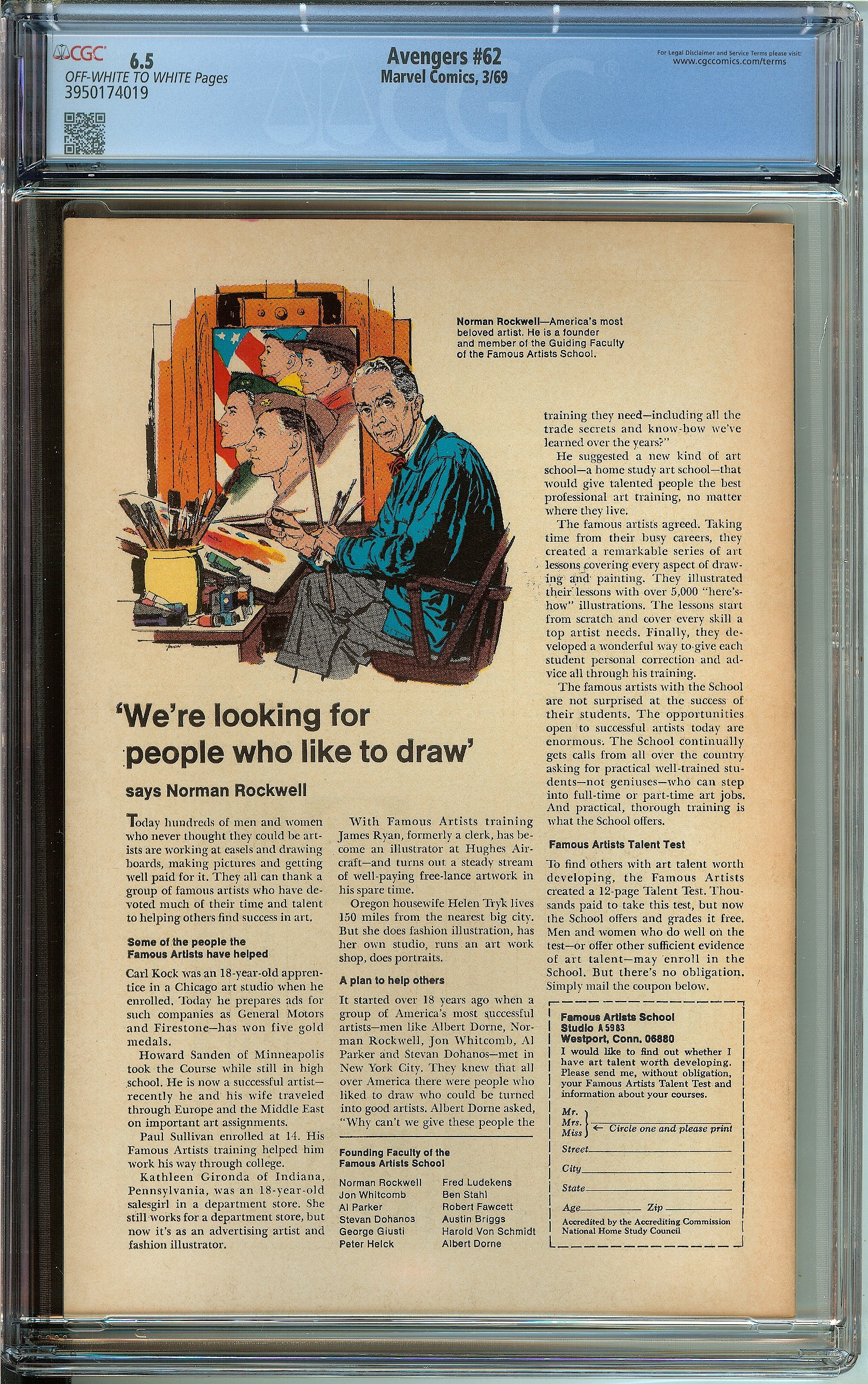 AVENGERS Back Cover