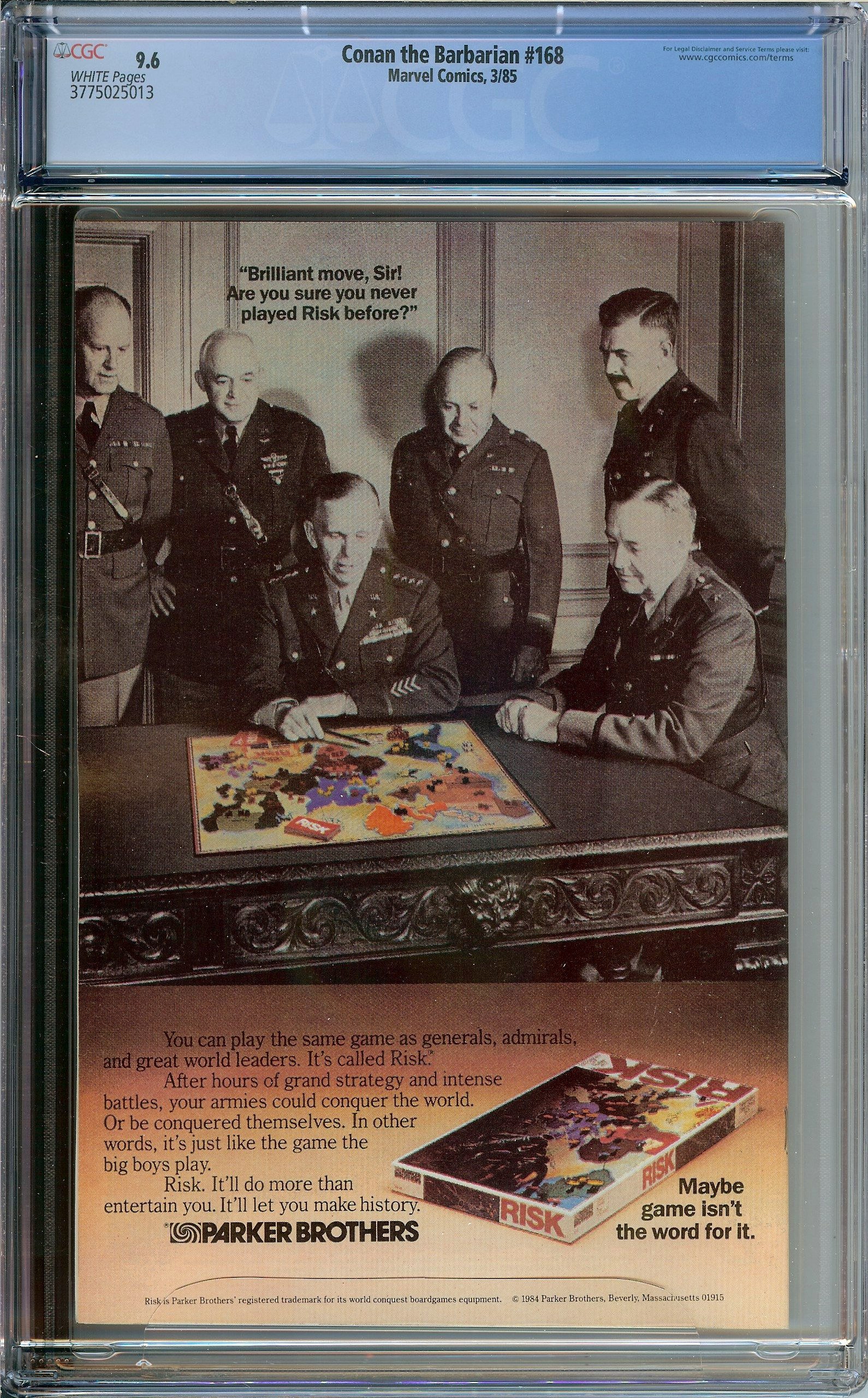 CONAN THE BARBARIAN Back Cover