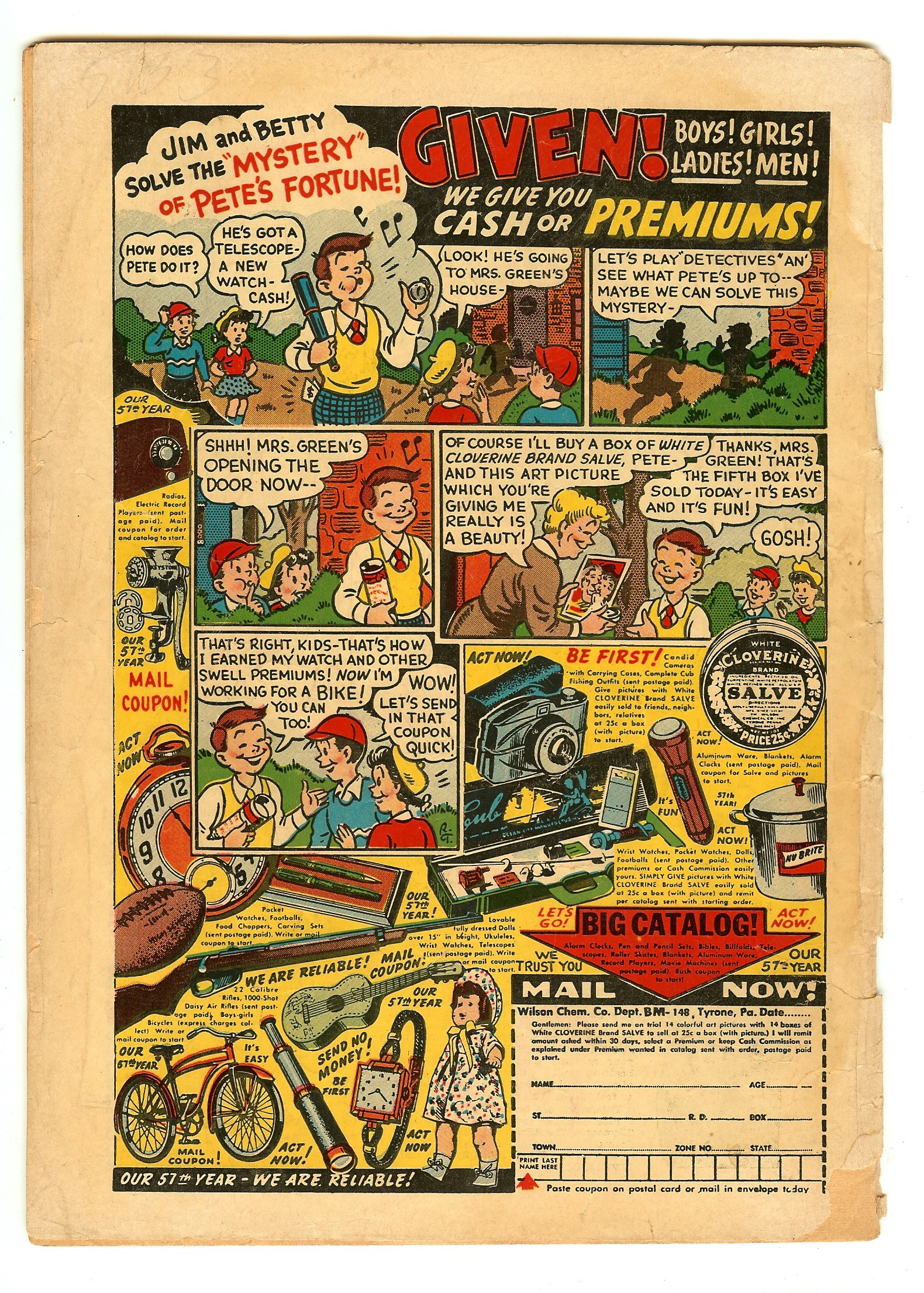 MEN'S ADVENTURES Back Cover