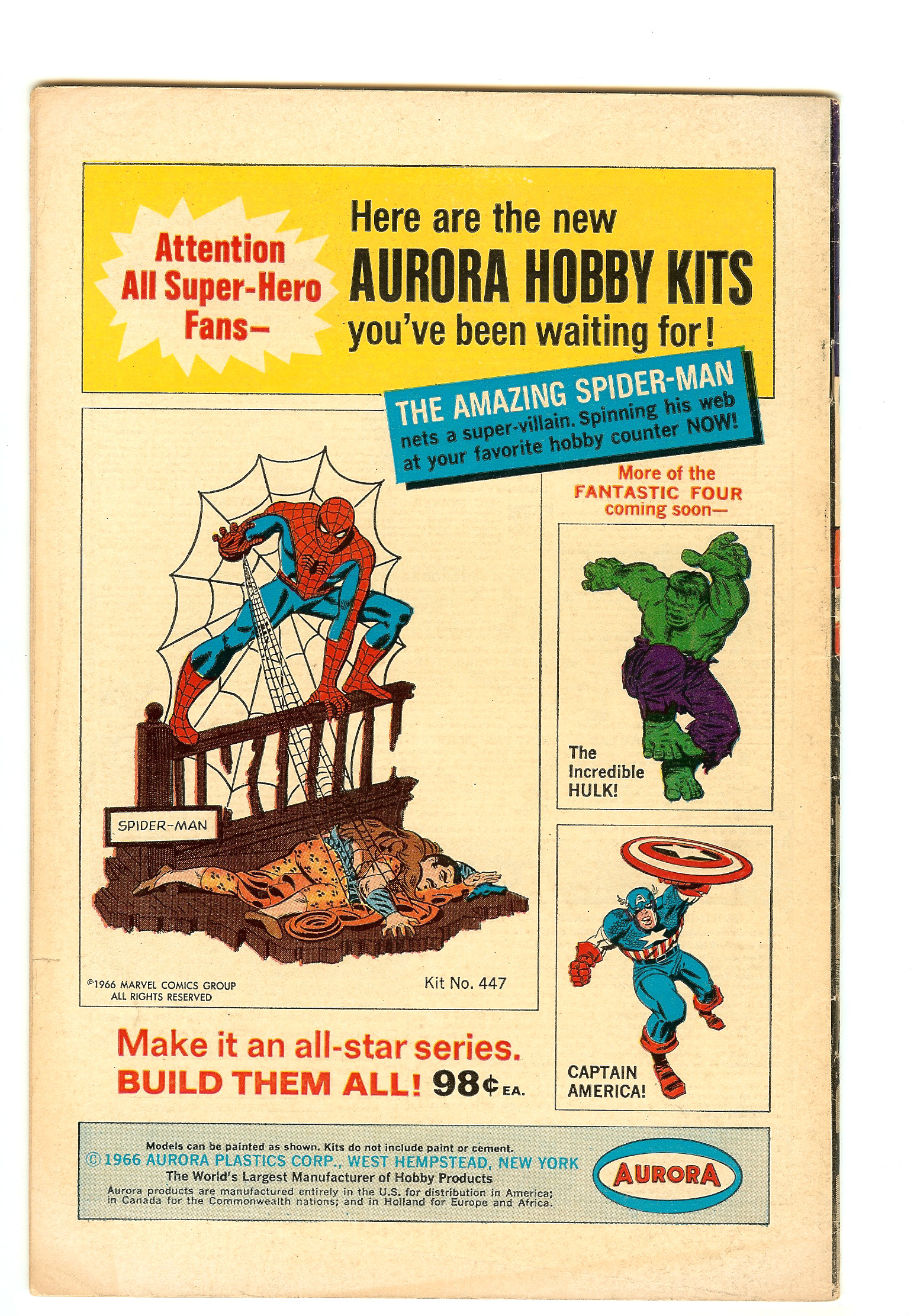 AVENGERS Back Cover