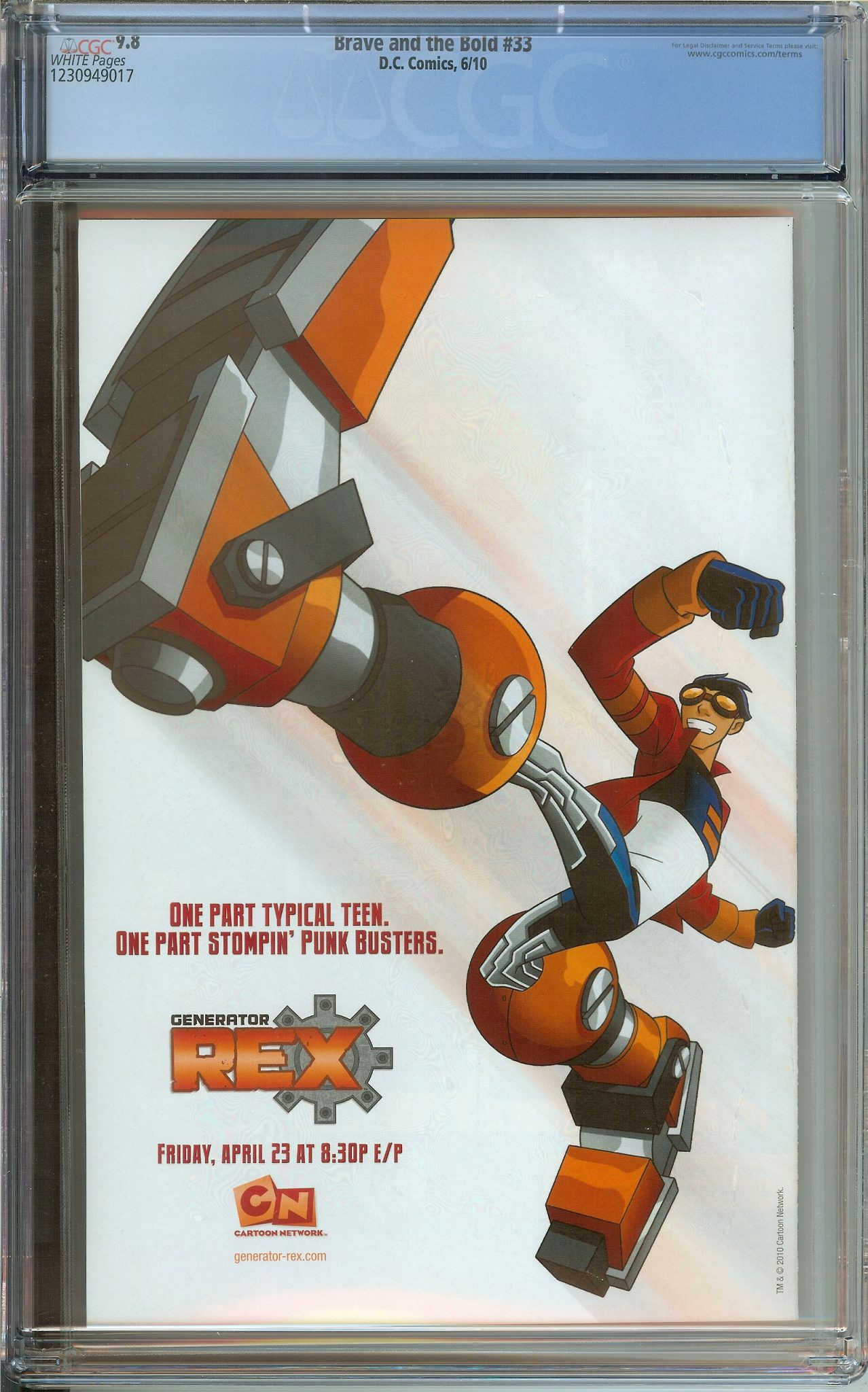 BRAVE AND THE BOLD Back Cover