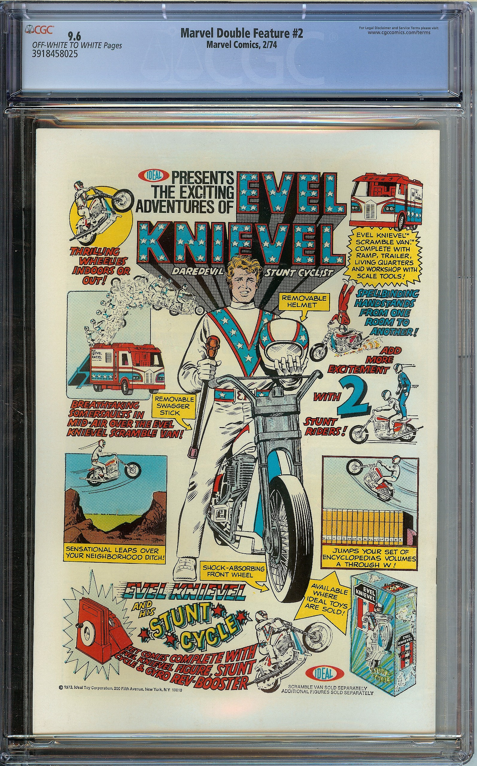 MARVEL DOUBLE FEATURE Back Cover