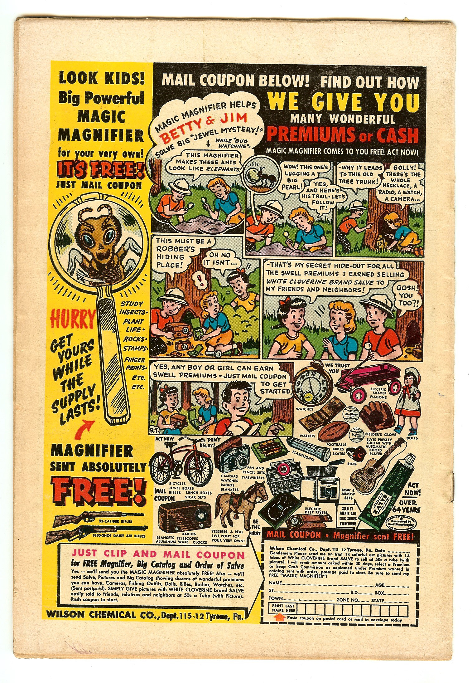 ACTION COMICS Back Cover