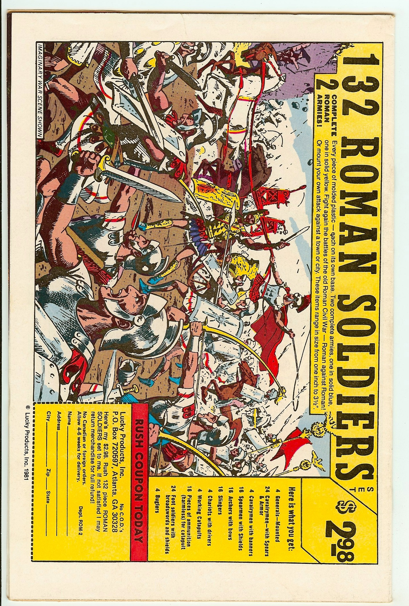 X-MEN Back Cover