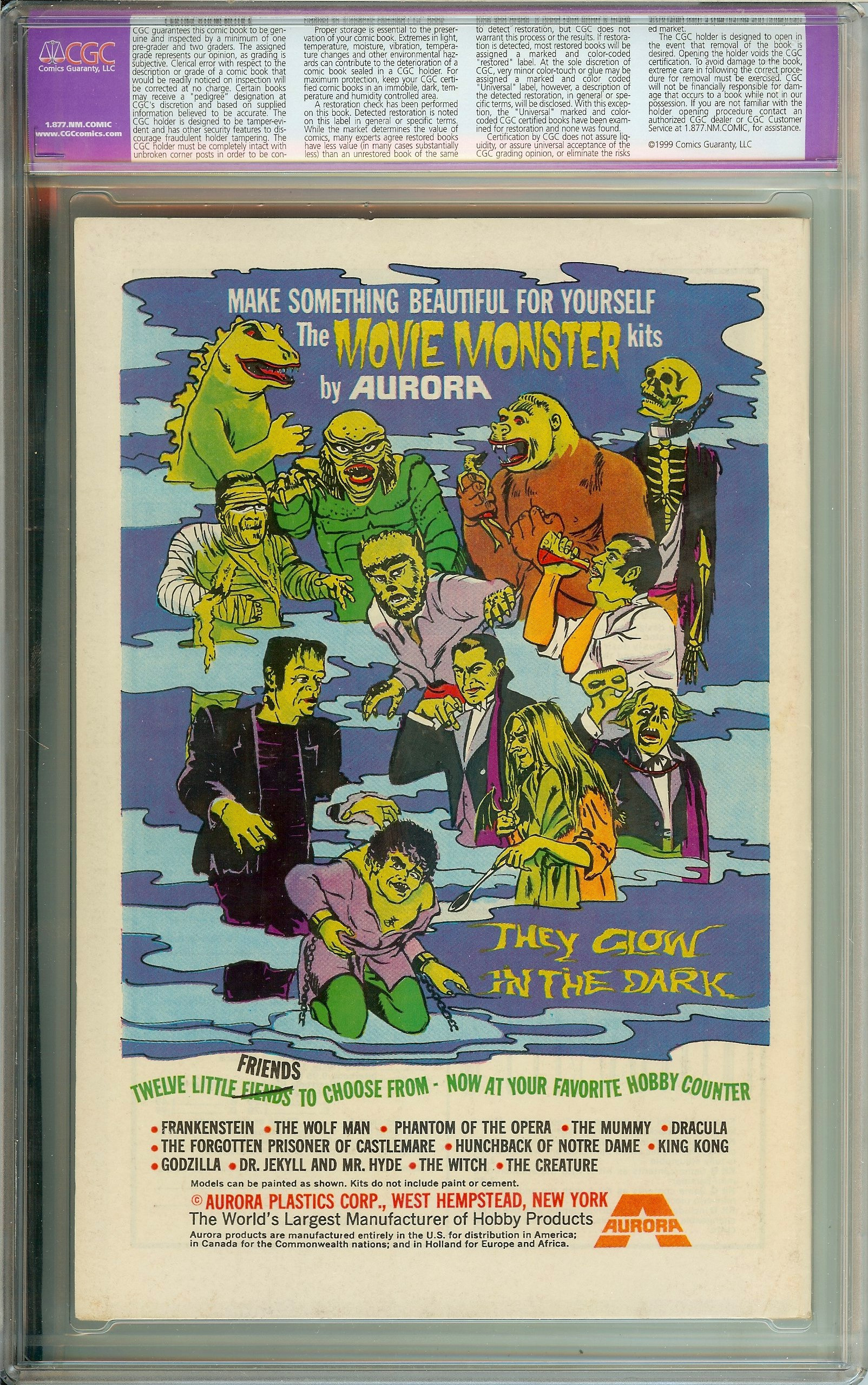 WORLD'S FINEST COMICS Back Cover