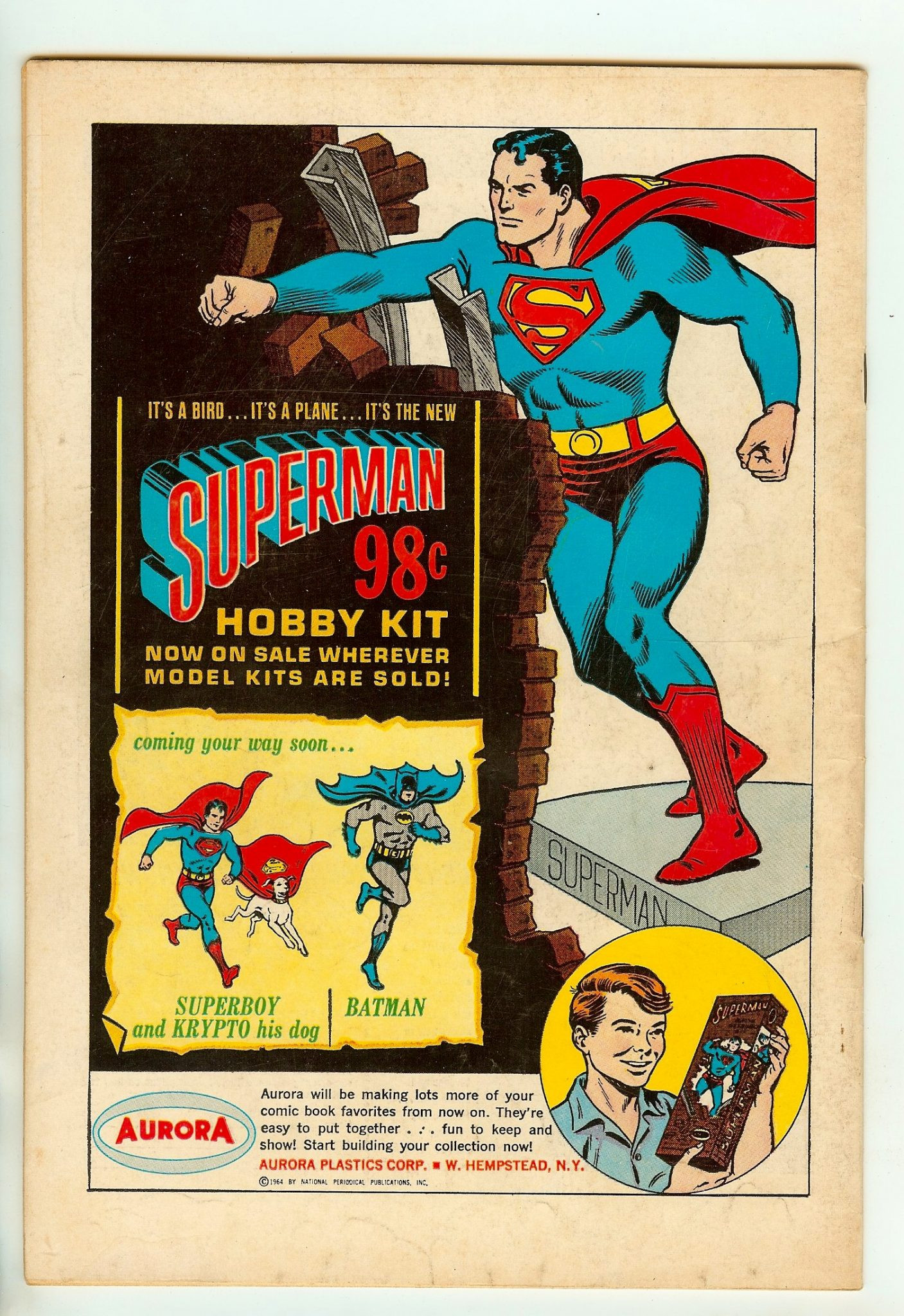 ACTION COMICS Back Cover