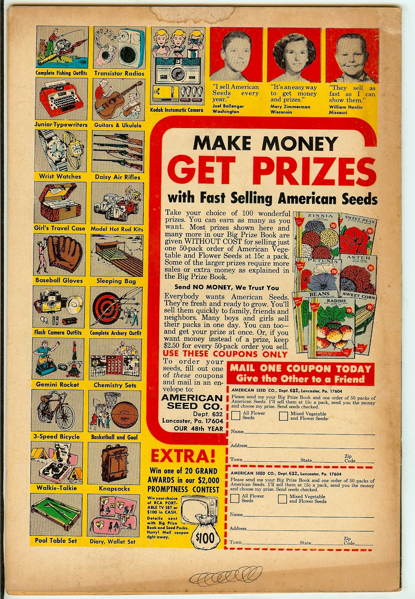 DETECTIVE COMICS Back Cover