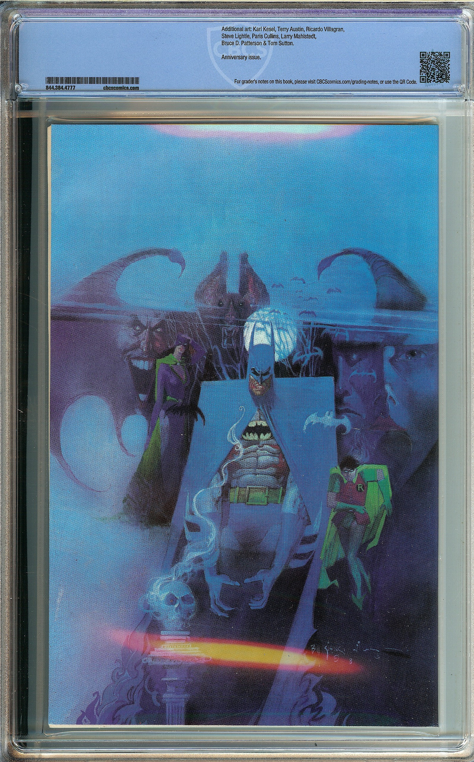 BATMAN Back Cover