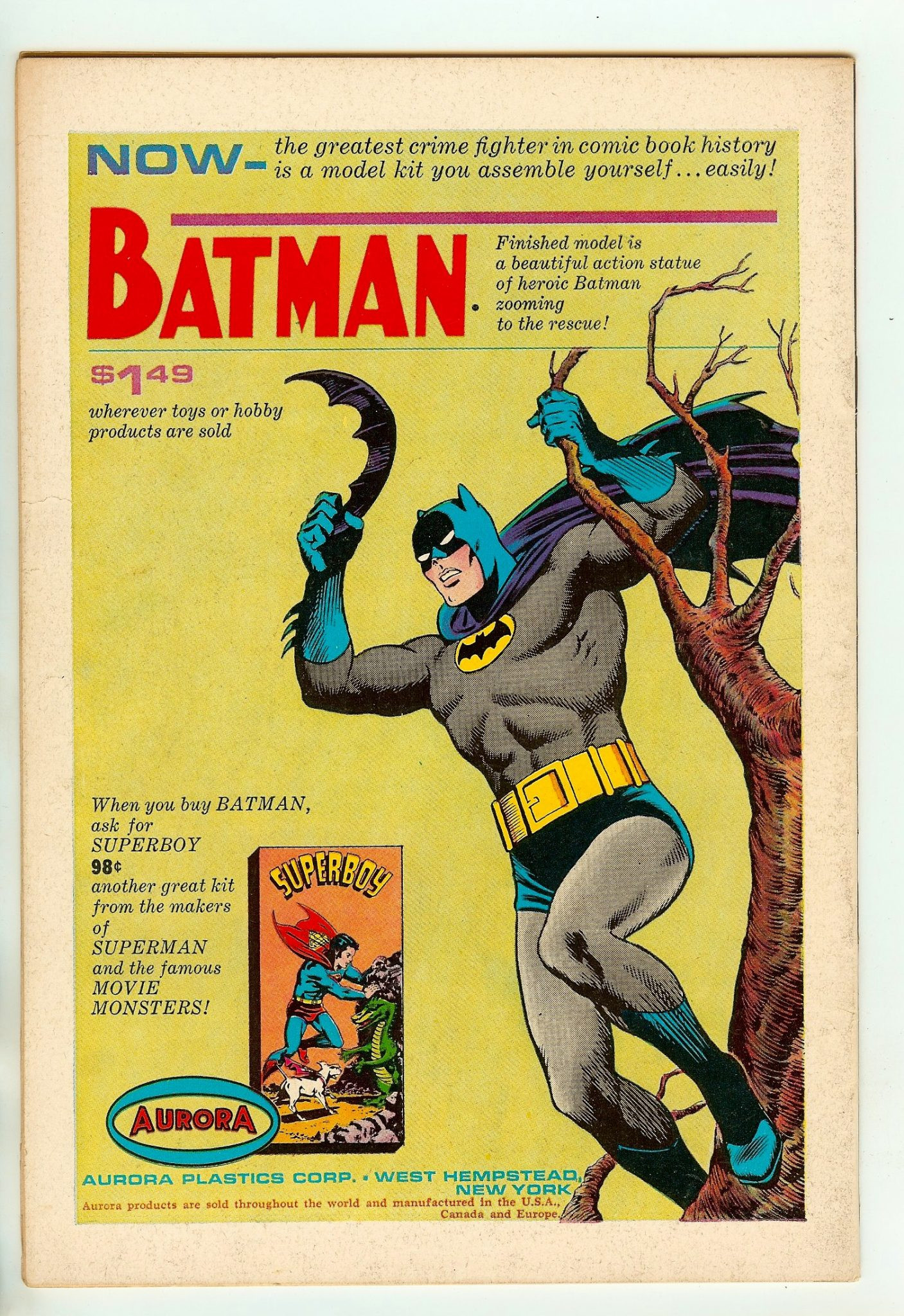 DETECTIVE COMICS Back Cover