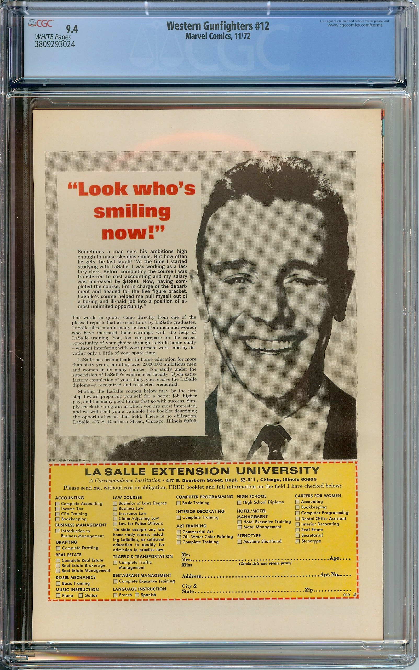 WESTERN GUNFIGHTERS Back Cover