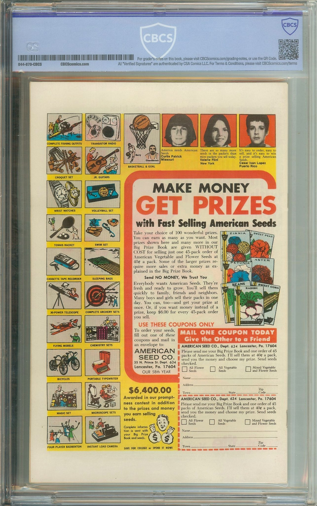 STAR SPANGLED WAR STORIES Back Cover