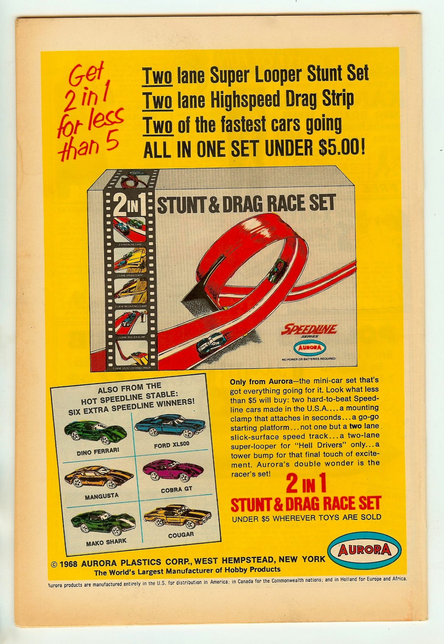 CAPTAIN ACTION Back Cover