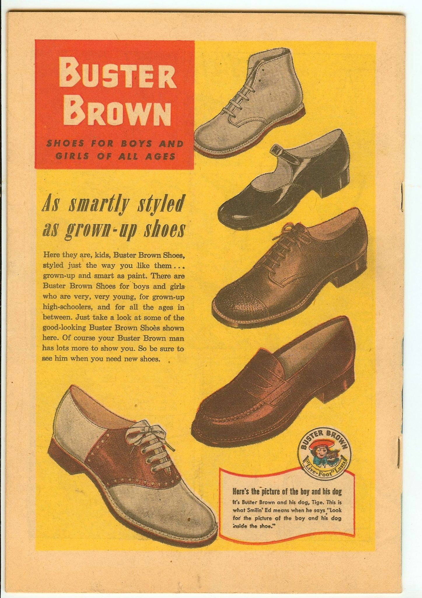 BUSTER BROWN Back Cover