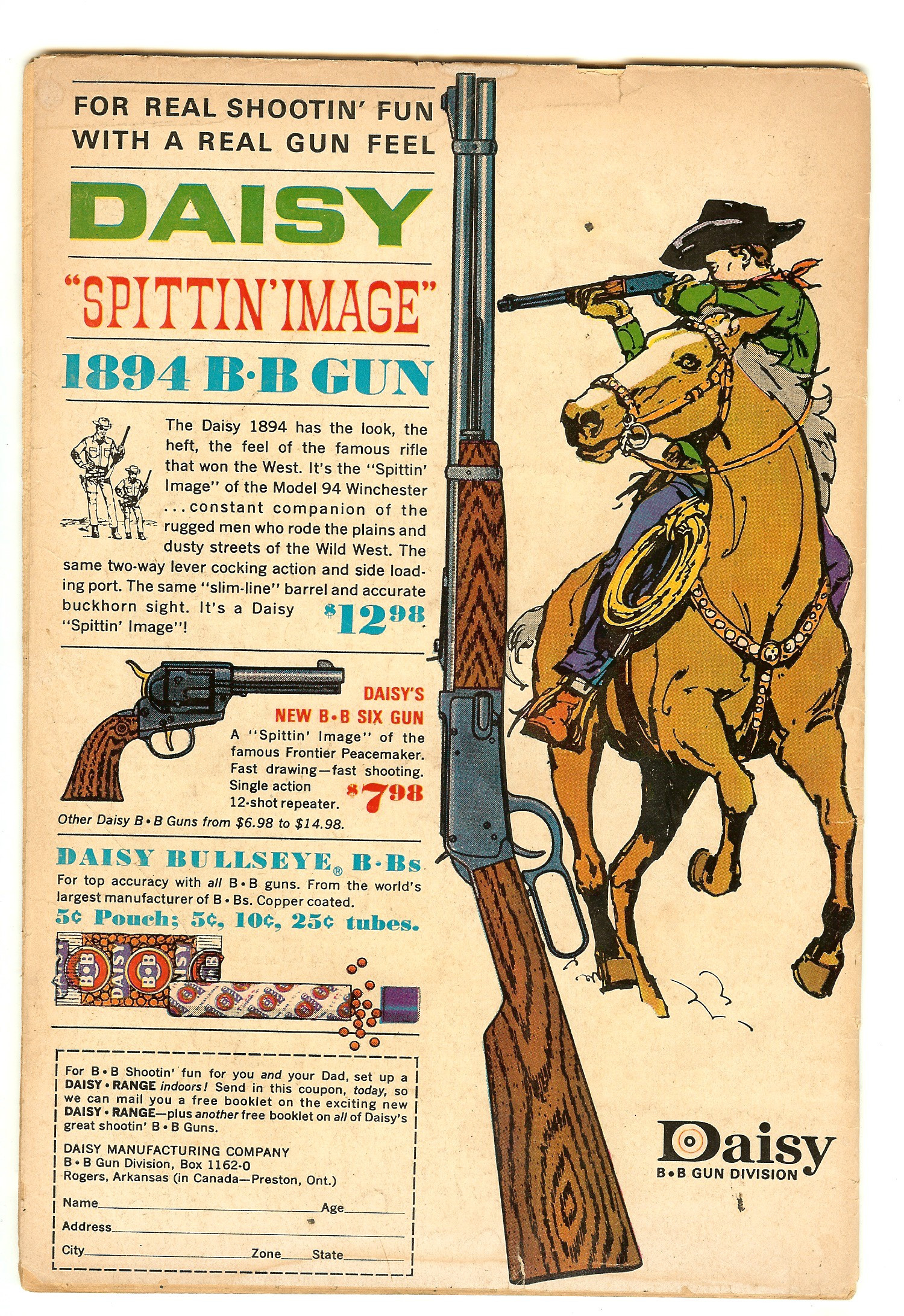 OUR ARMY AT WAR Back Cover