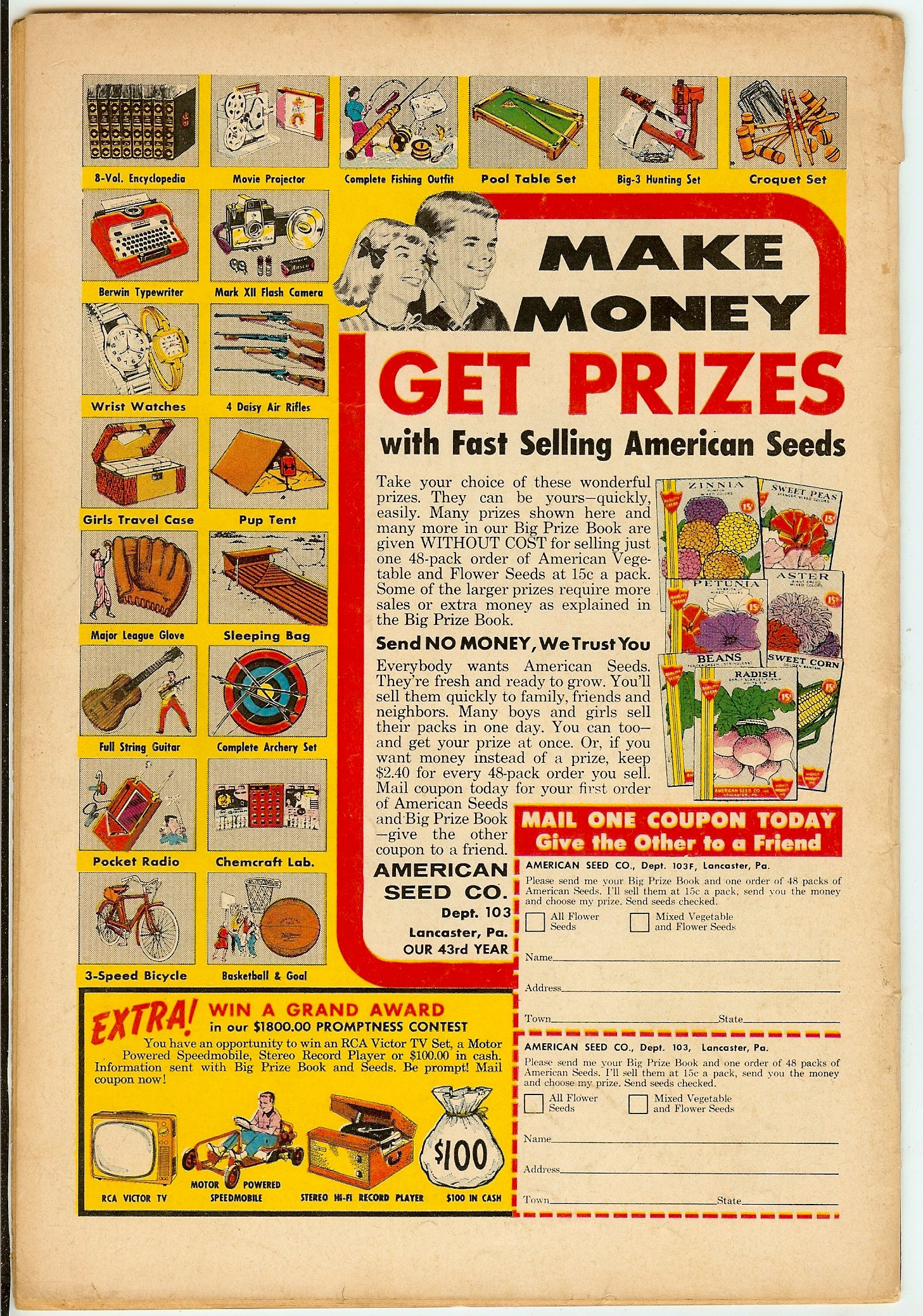 ACTION COMICS Back Cover