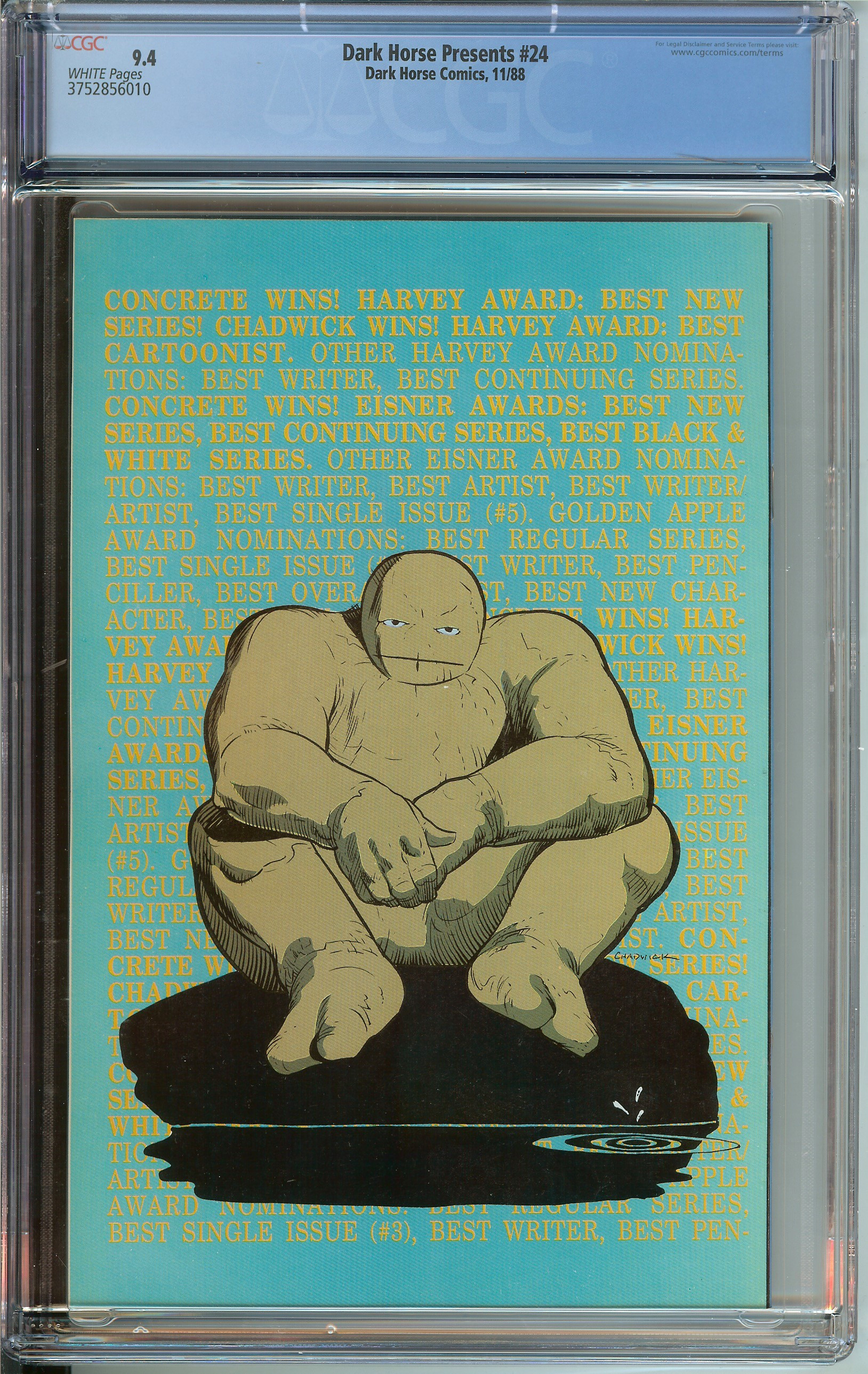 DARK HORSE PRESENTS Back Cover