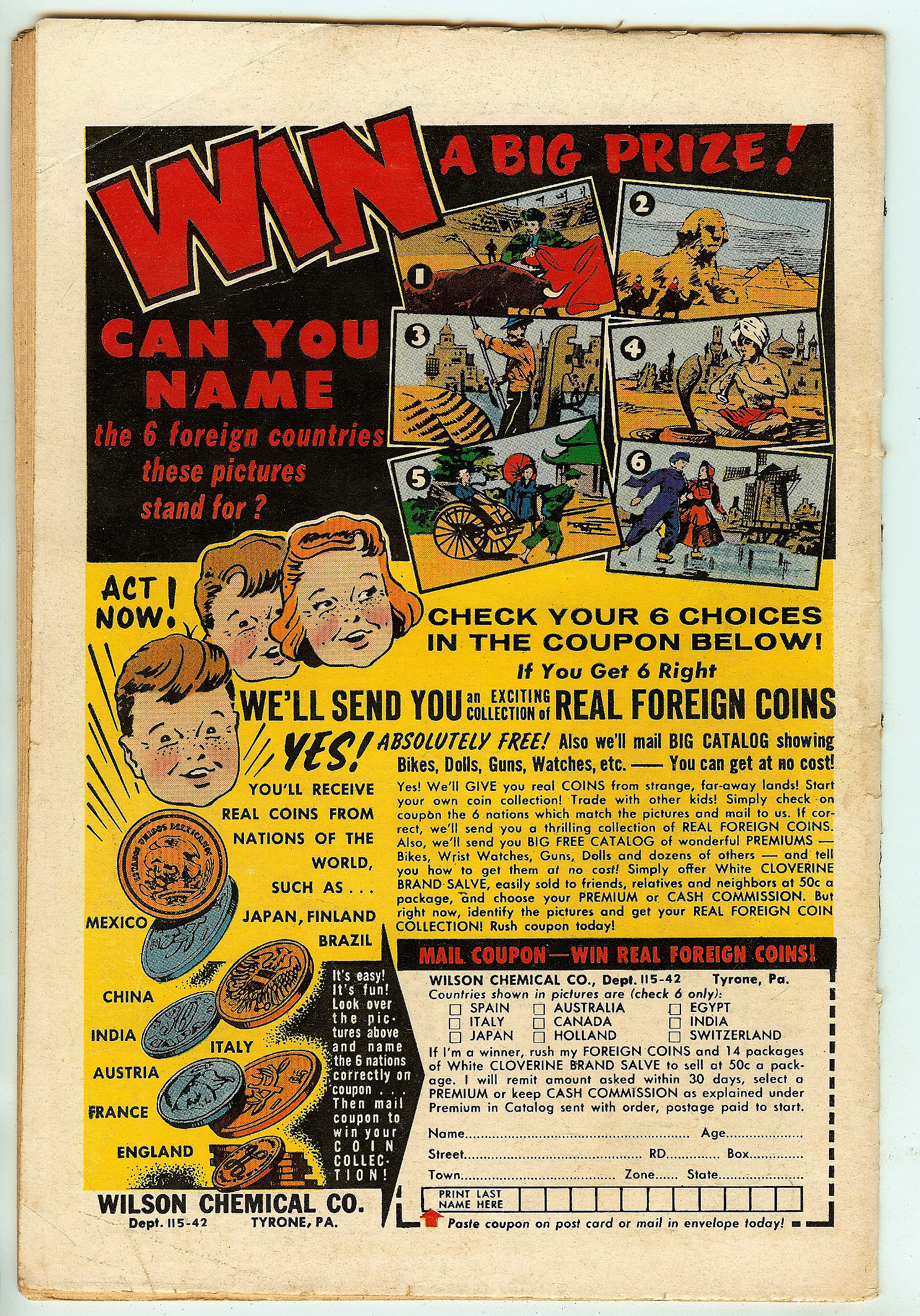 HOUSE OF MYSTERY Back Cover