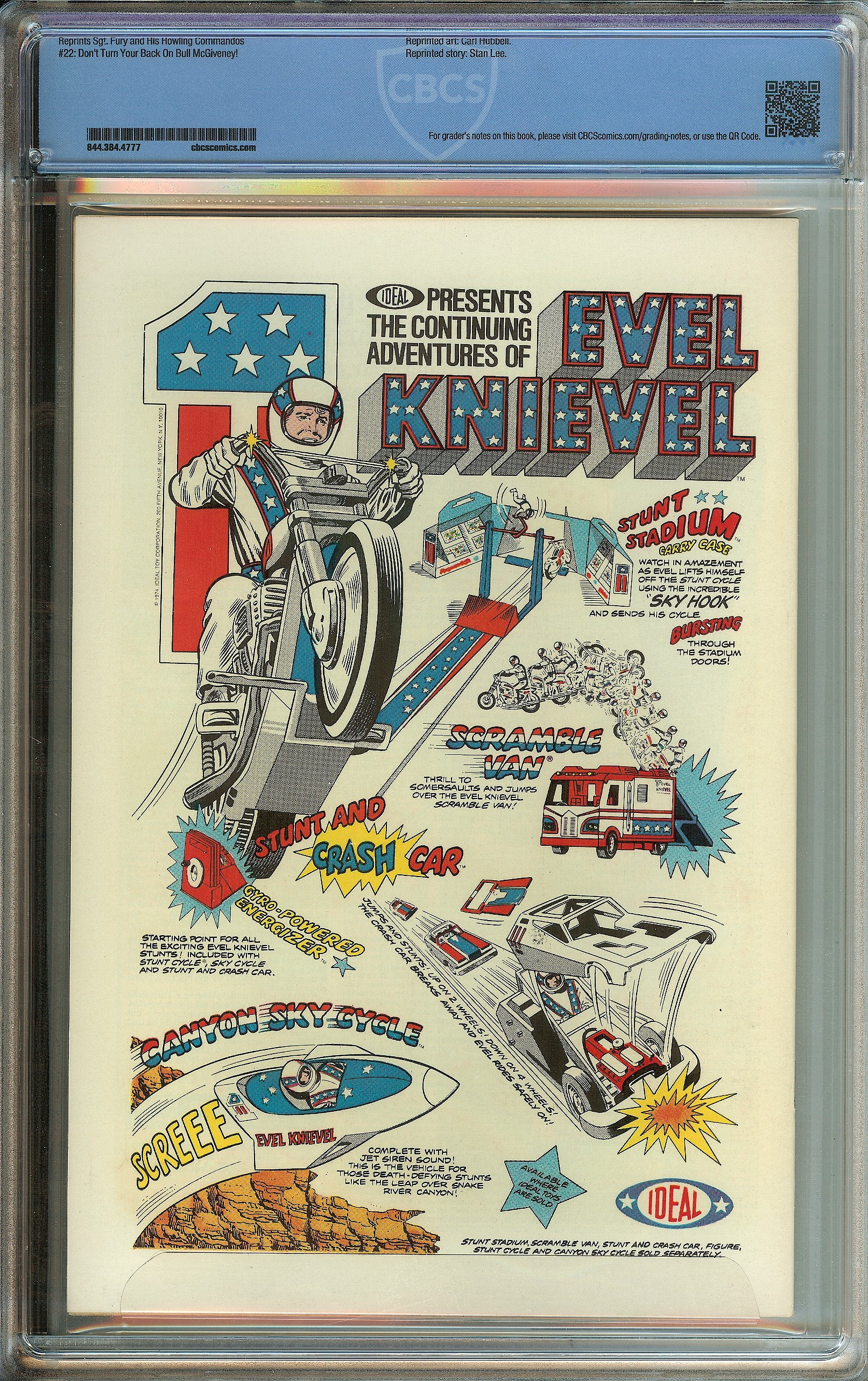 SGT. FURY Back Cover