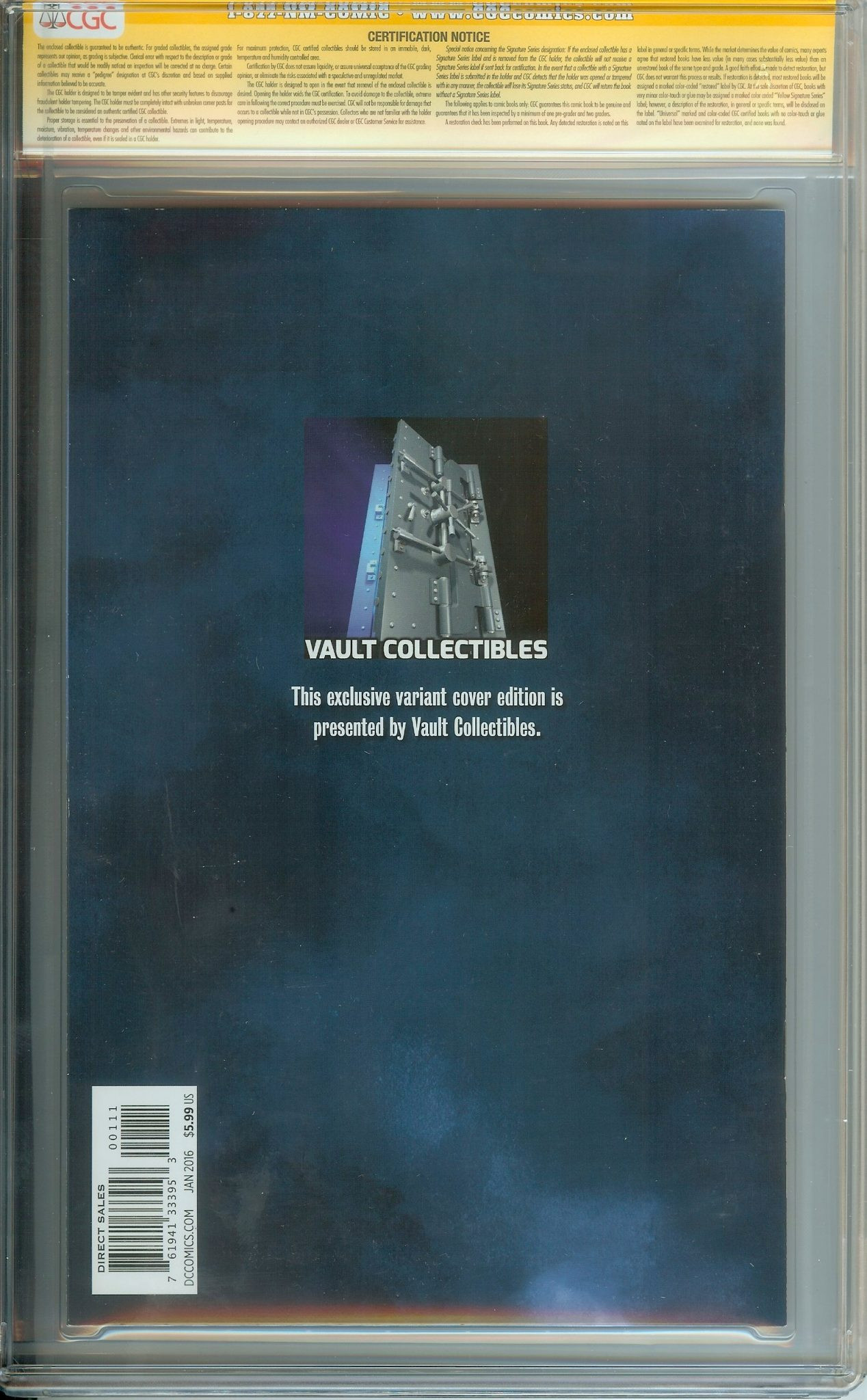 DARK KNIGHT III: THE MASTER RACE Back Cover