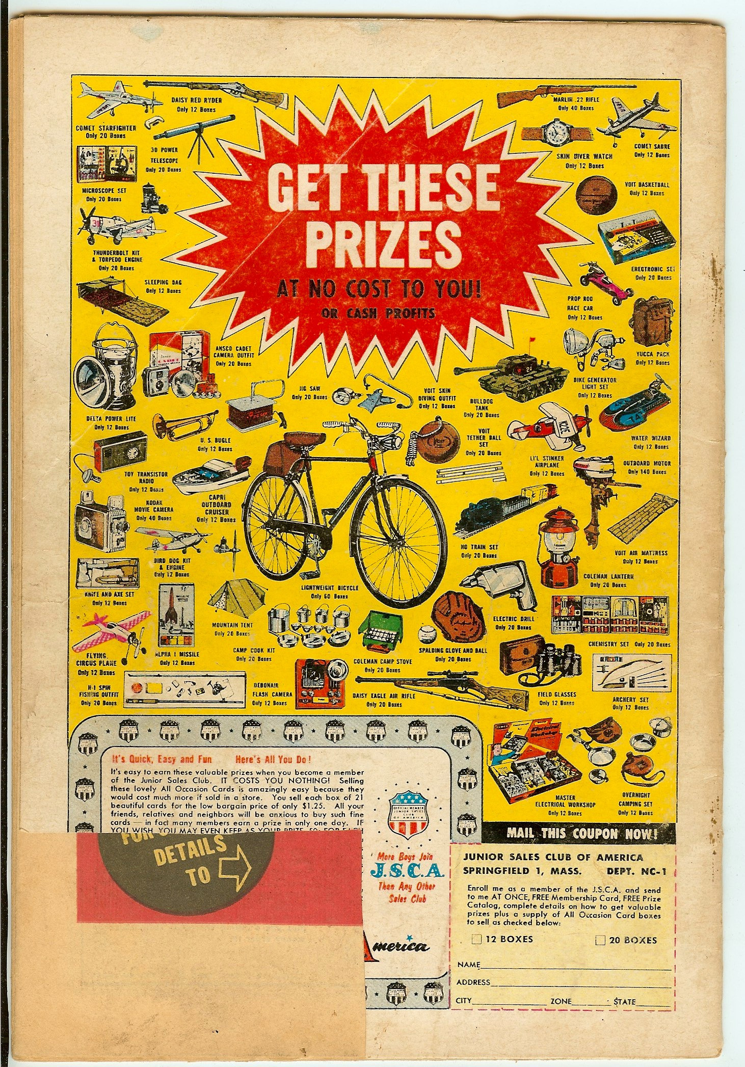 ACTION COMICS Back Cover