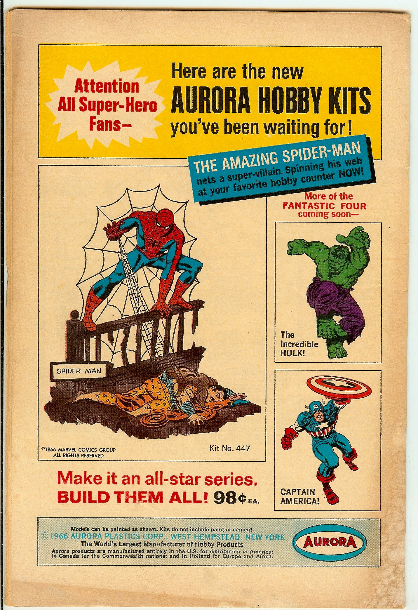 AVENGERS Back Cover