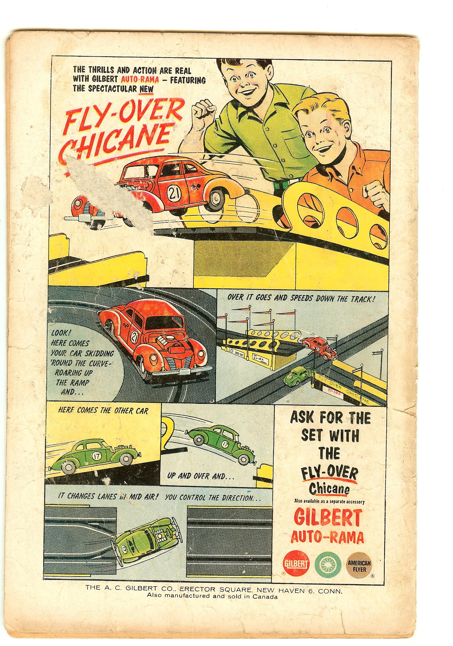 ADVENTURE COMICS Back Cover