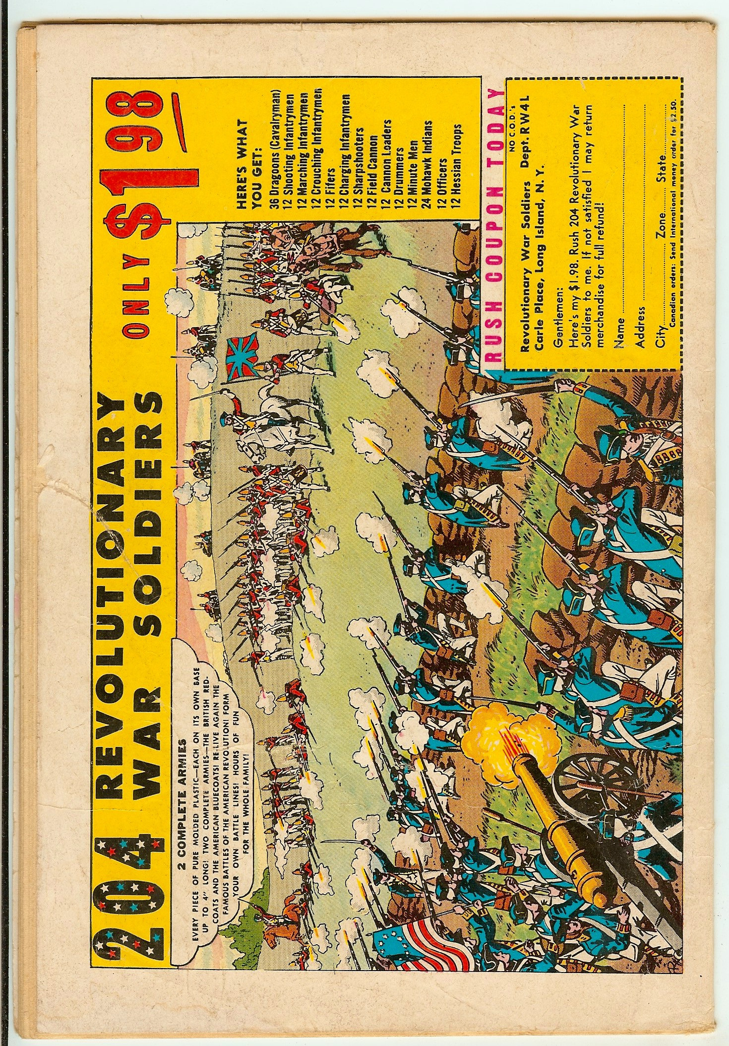 ADVENTURE COMICS Back Cover