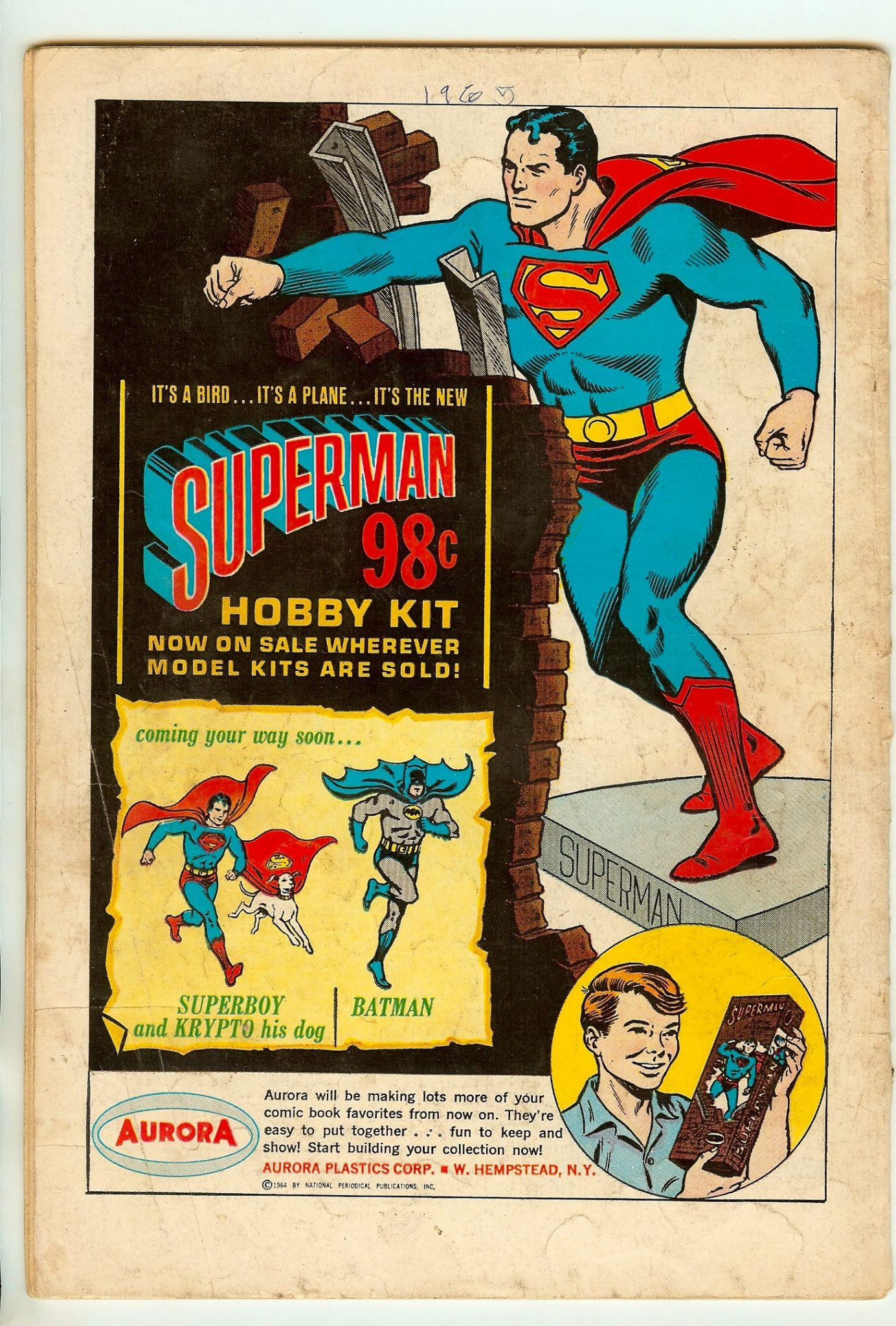 ACTION COMICS Back Cover