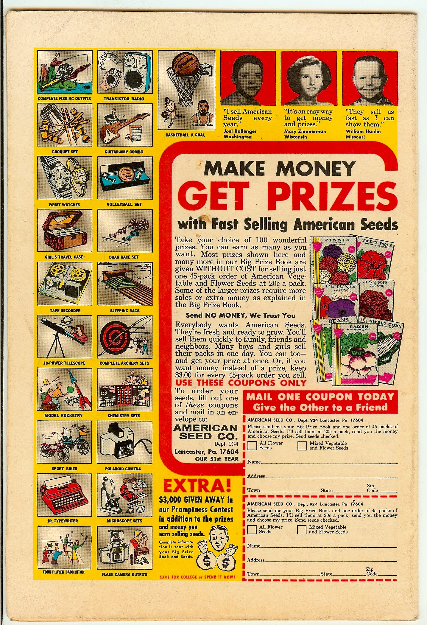 JUSTICE LEAGUE OF AMERICA Back Cover