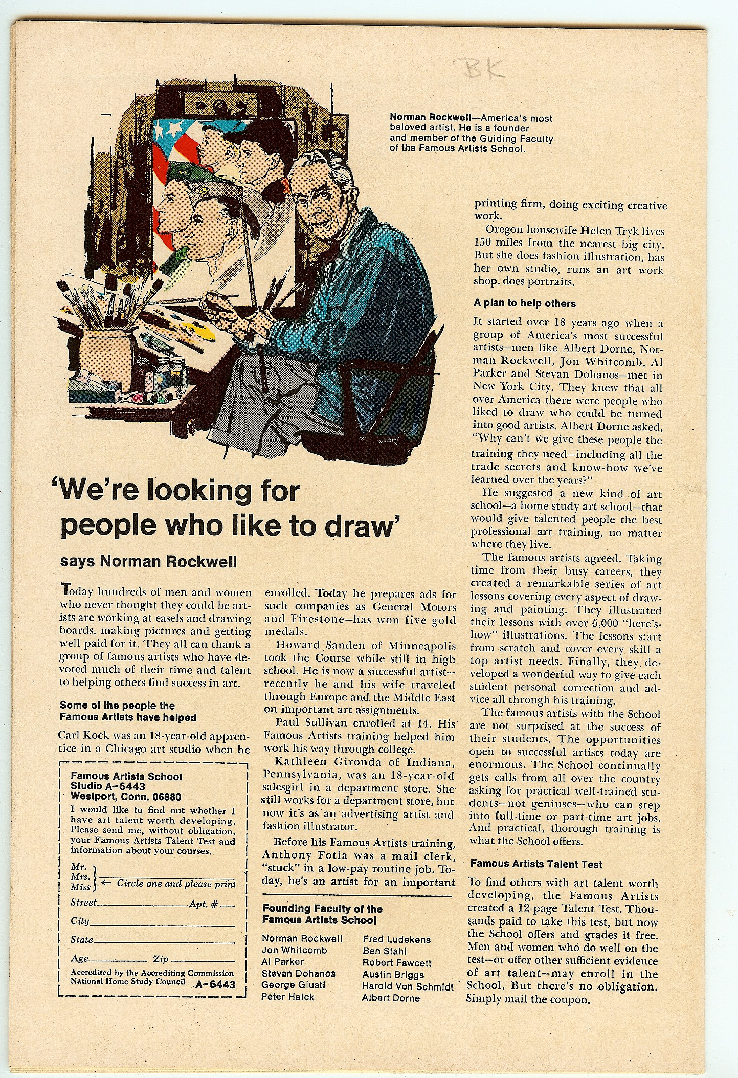 SUB-MARINER Back Cover