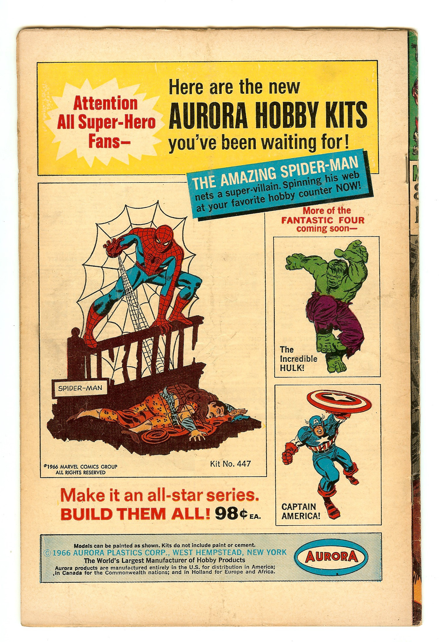 AVENGERS Back Cover
