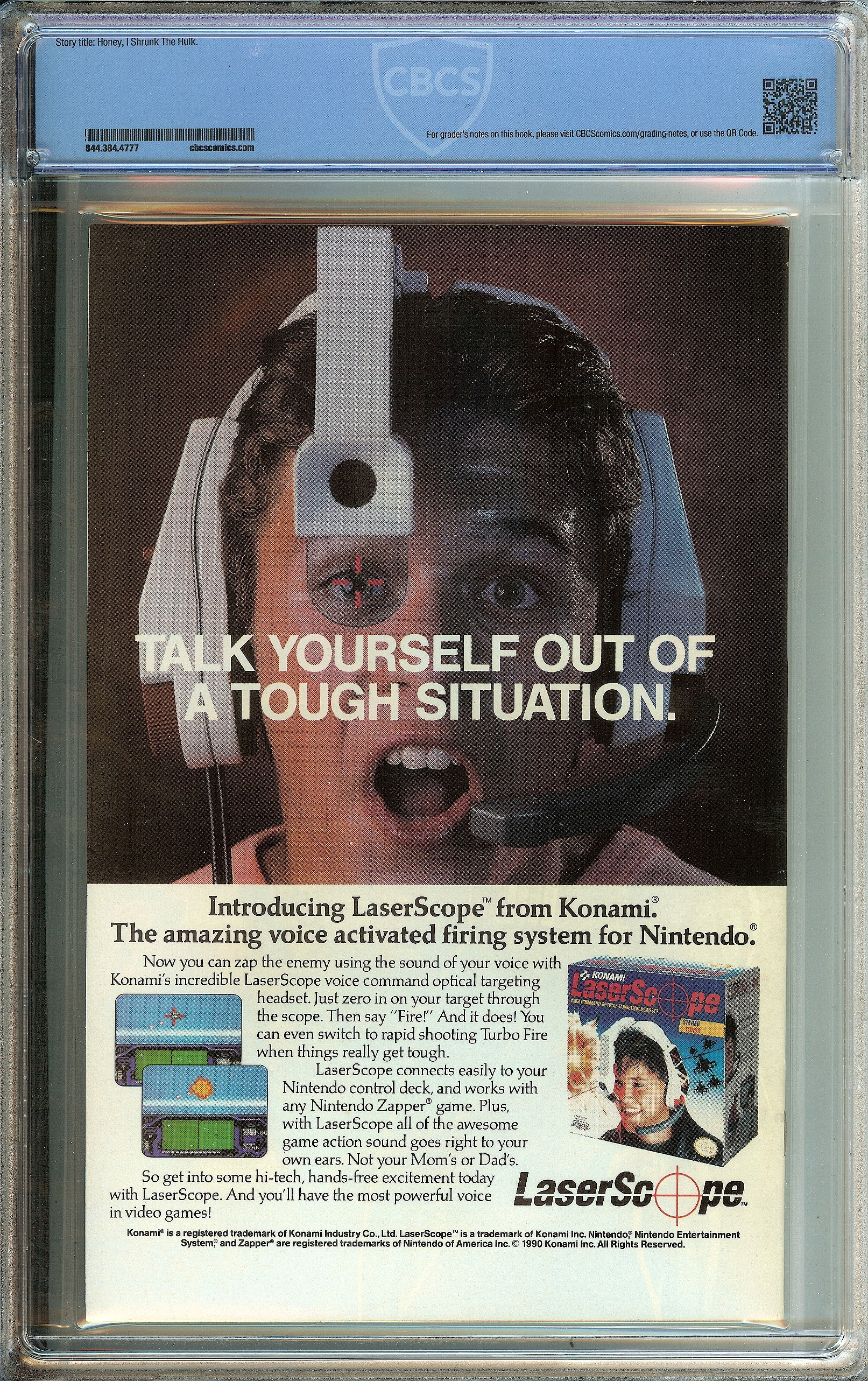 INCREDIBLE HULK Back Cover