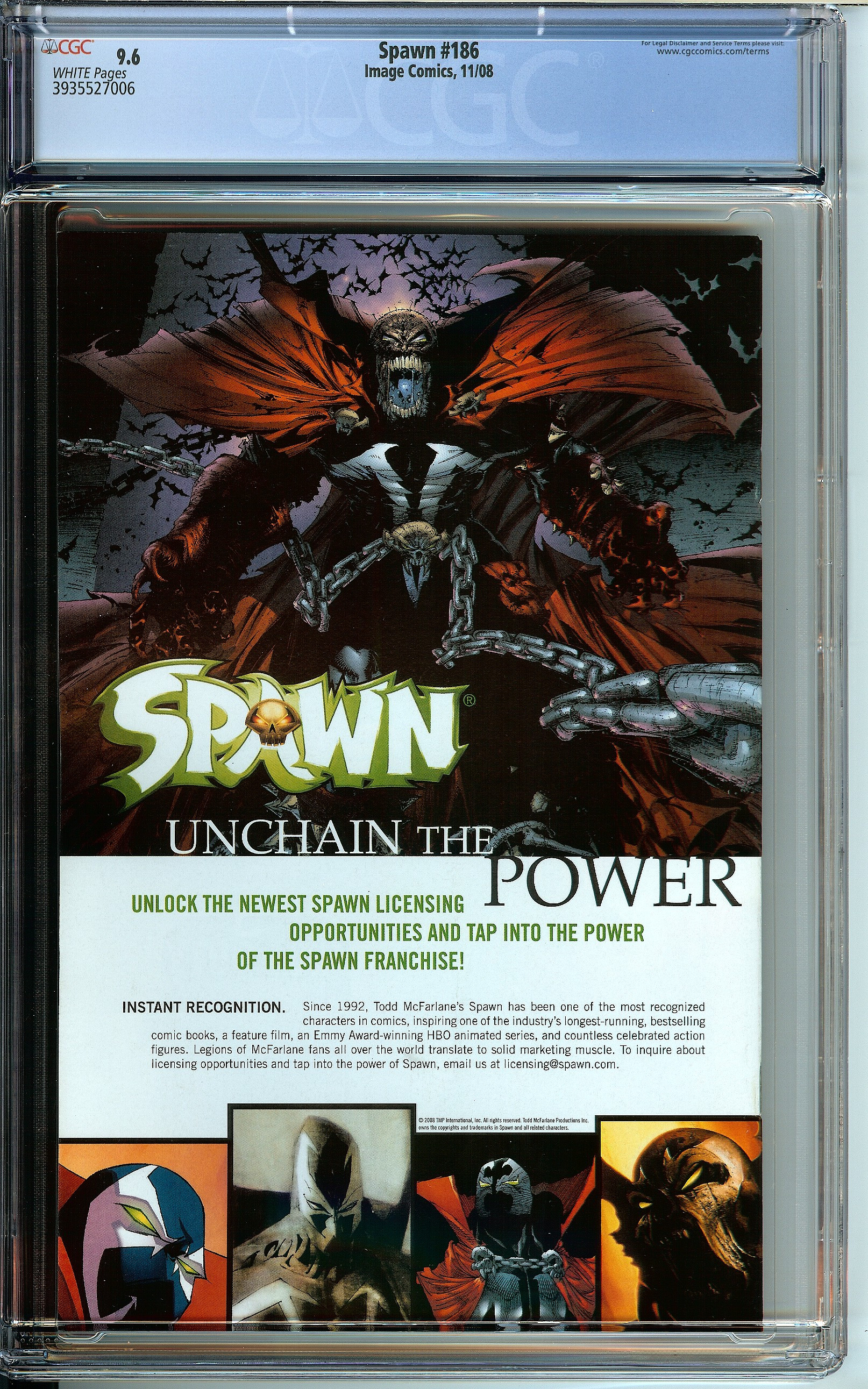 SPAWN Back Cover