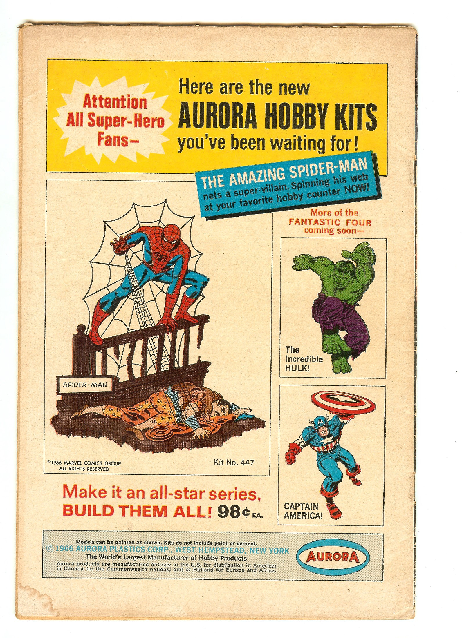 AVENGERS Back Cover