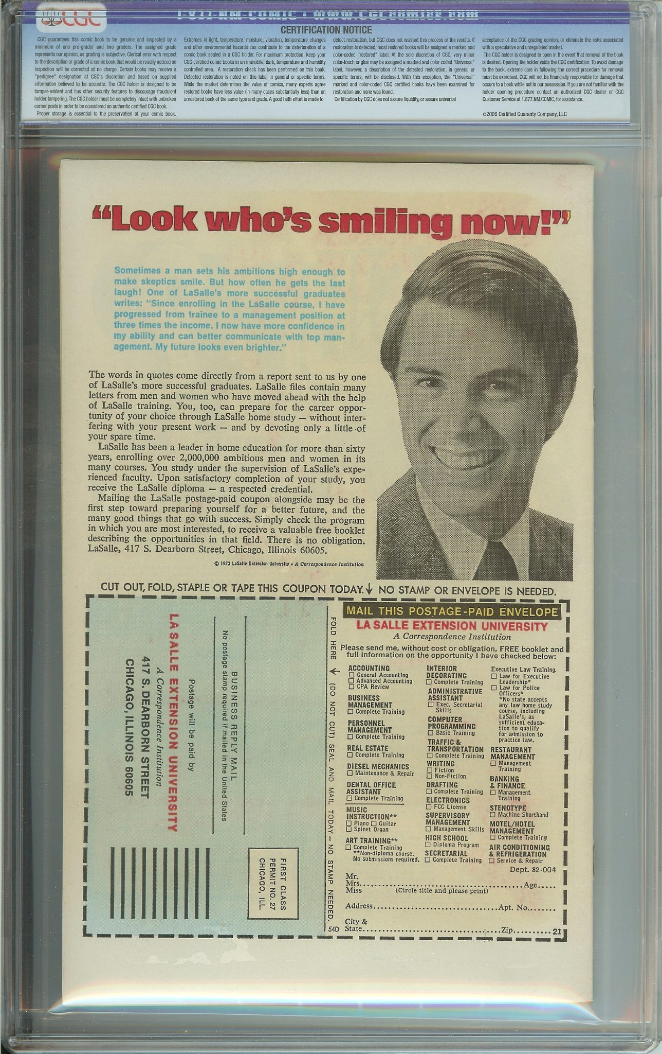 MARVEL DOUBLE FEATURE Back Cover