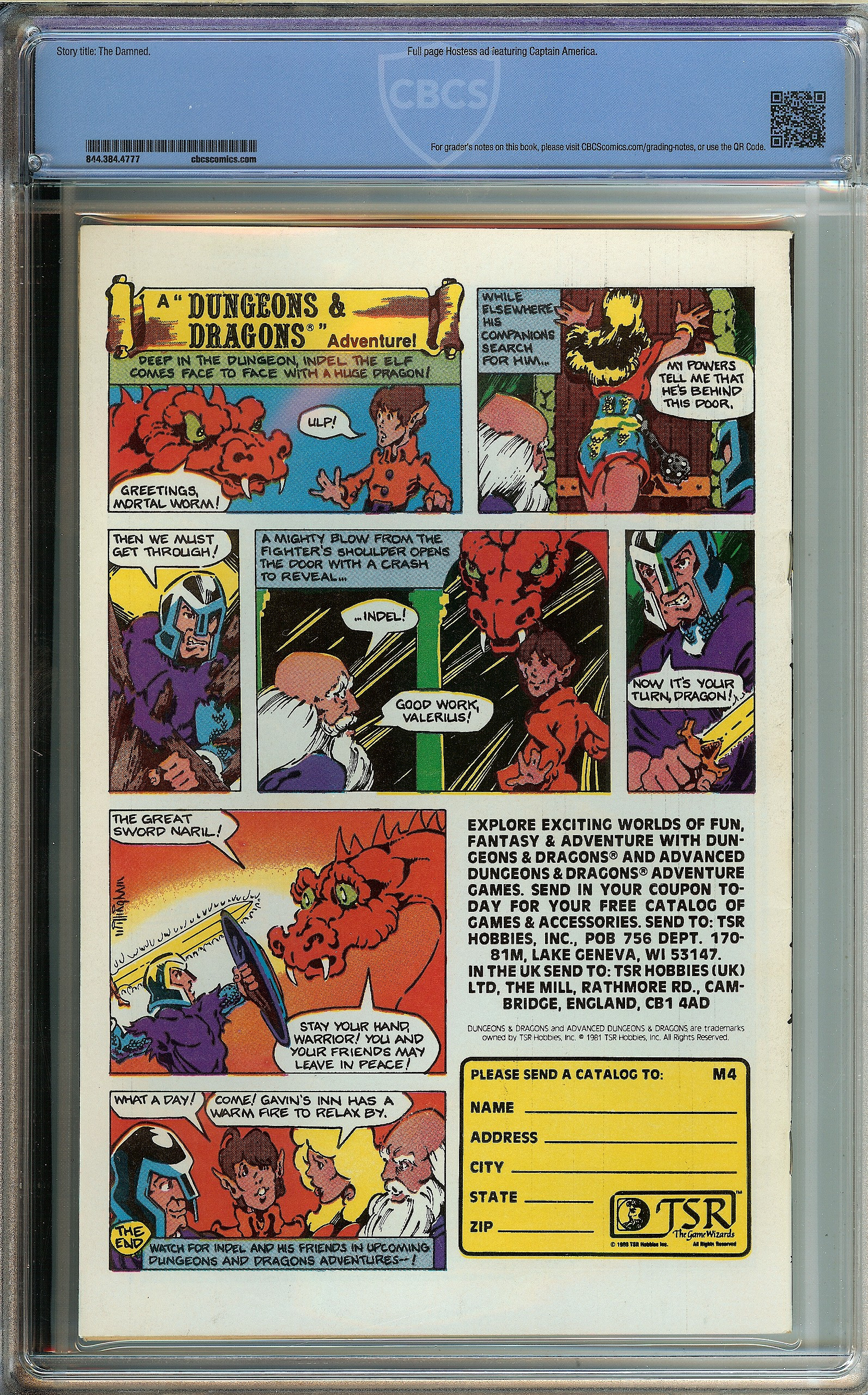 DAREDEVIL Back Cover