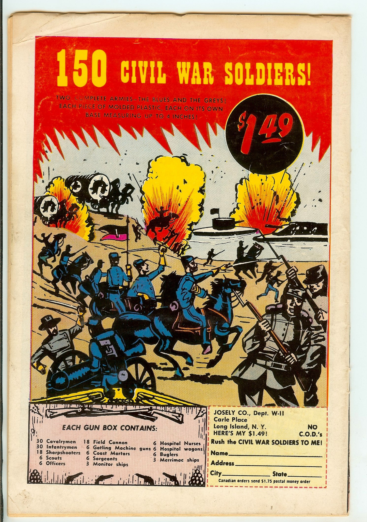 ADVENTURE COMICS Back Cover