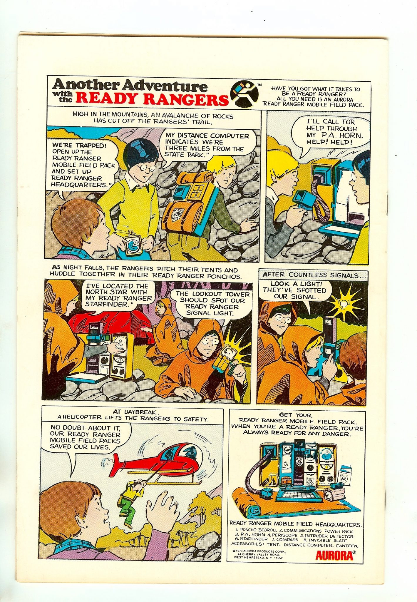 ACTION COMICS Back Cover