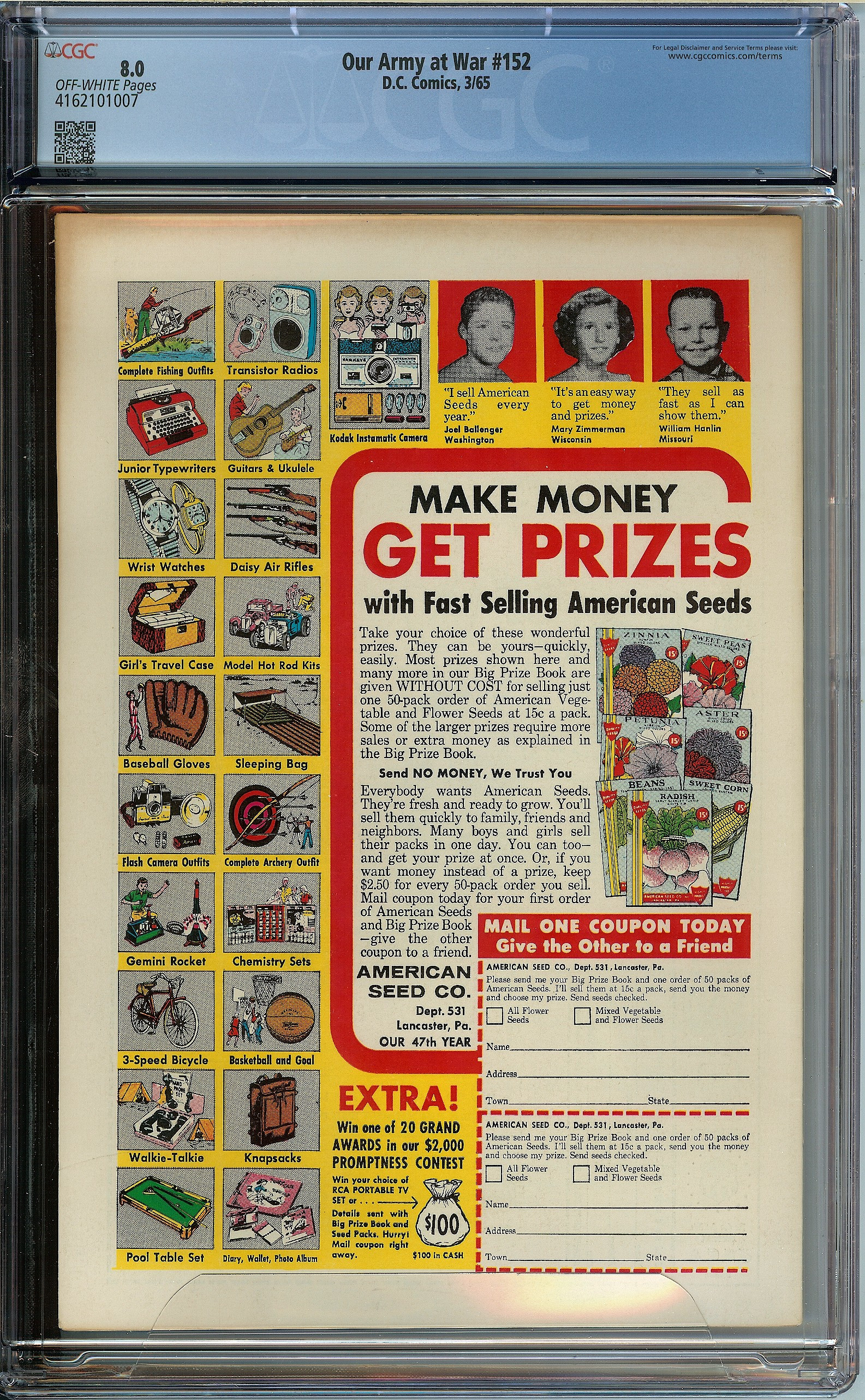 OUR ARMY AT WAR Back Cover