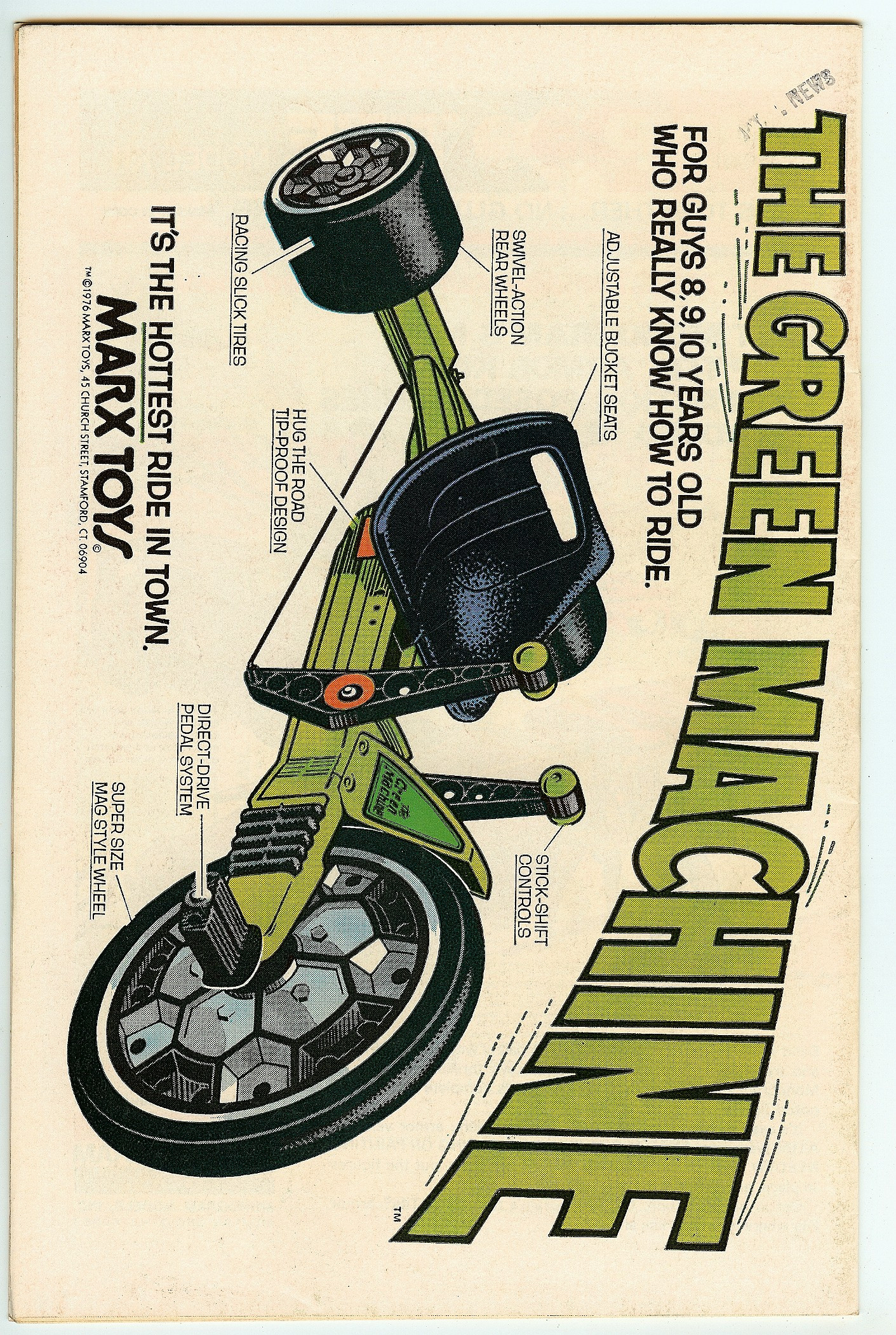 SHAZAM Back Cover