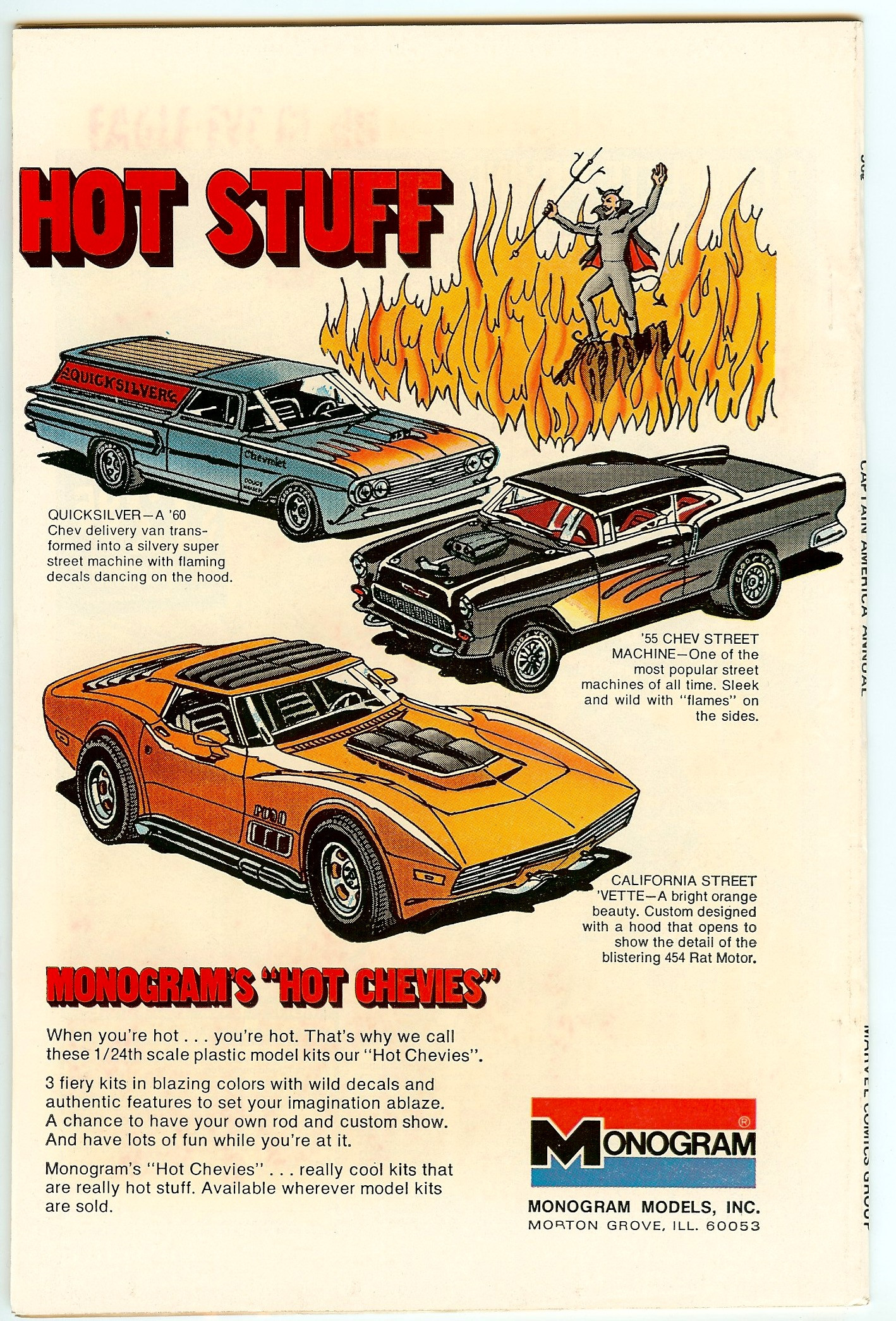 CAPTAIN AMERICA ANNUAL Back Cover