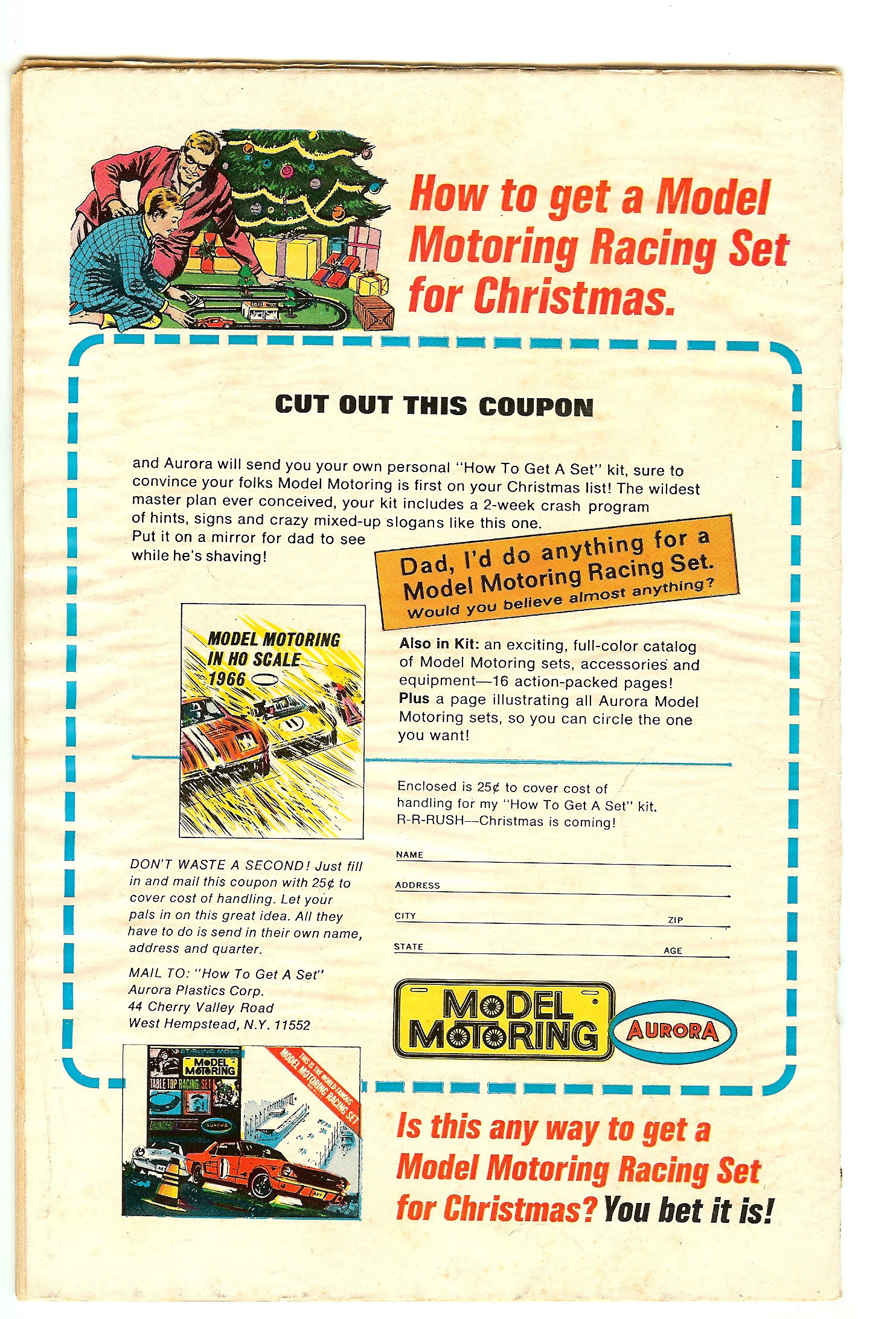 ADVENTURE COMICS Back Cover