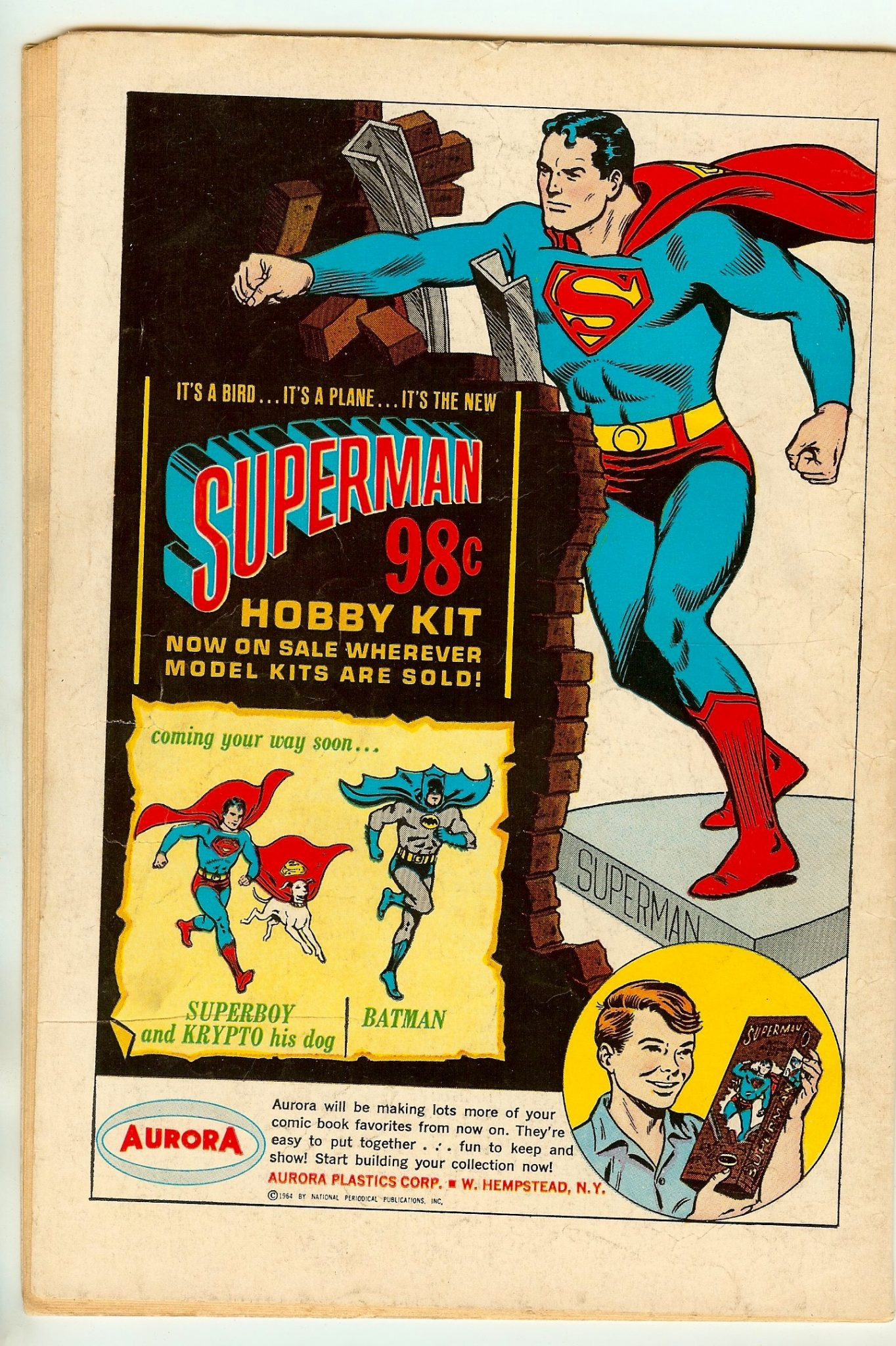 ACTION COMICS Back Cover